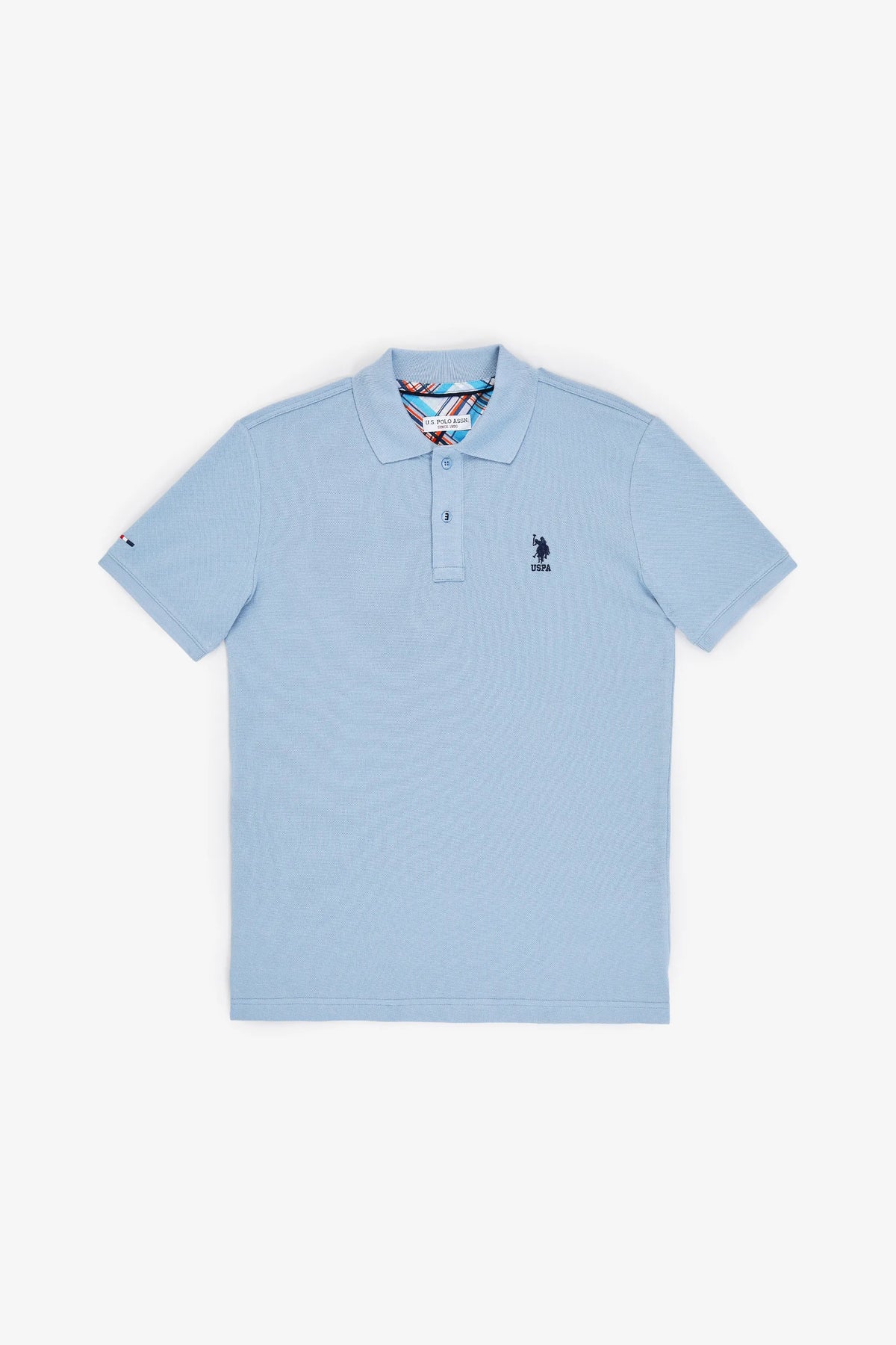U.S. Polo Assn. Blue Men Blue Short Sleeve PiquŽ Polo Shirt SKU: G081SZ0110 PU-8779_VR036 Image 06