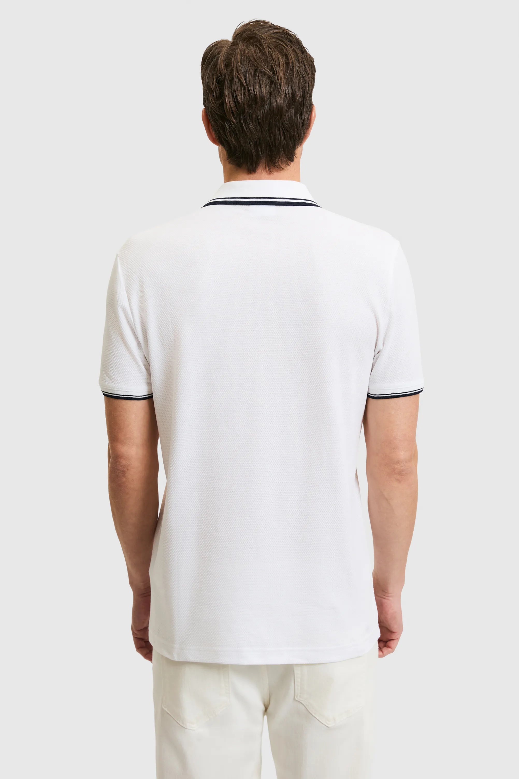 U.S. Polo Assn. White Men White Polo Shirt SKU: G081SZ0110 PU-8893_VR013 Image 05