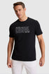 U.S. Polo Assn. Black Men Black Short Sleeve Printed T-Shirt SKU: G081SZ0110 PU-9667_VR046 Image 01