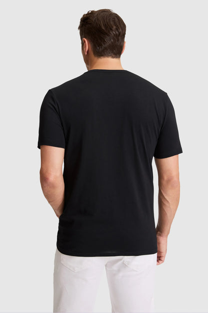 U.S. Polo Assn. Black Men Black Short Sleeve Printed T-Shirt SKU: G081SZ0110 PU-9667_VR046 Image 05