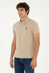 Beige Polo Shirt With Logo_G081SZ0110 1792462_VR183_01