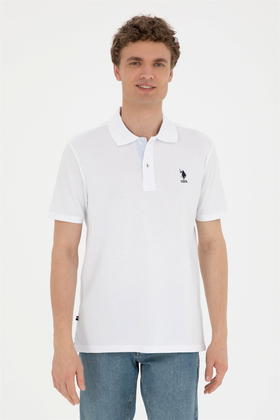 Polo Shirt With Chest Logo_G081SZ0110 1794832_VR013_01