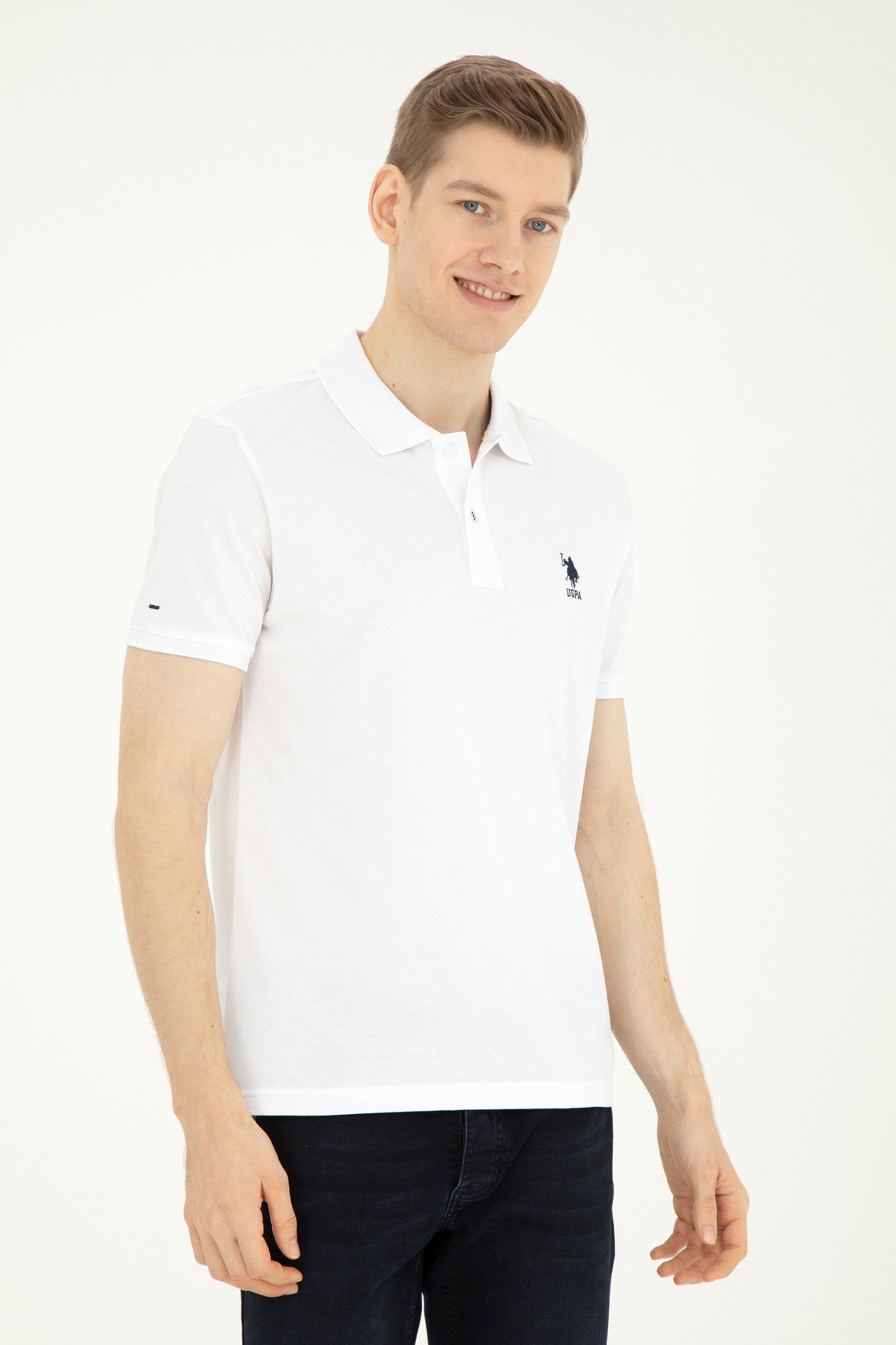 White Polo Shirt With Logo_G081SZ0110 1794860_VR013_03