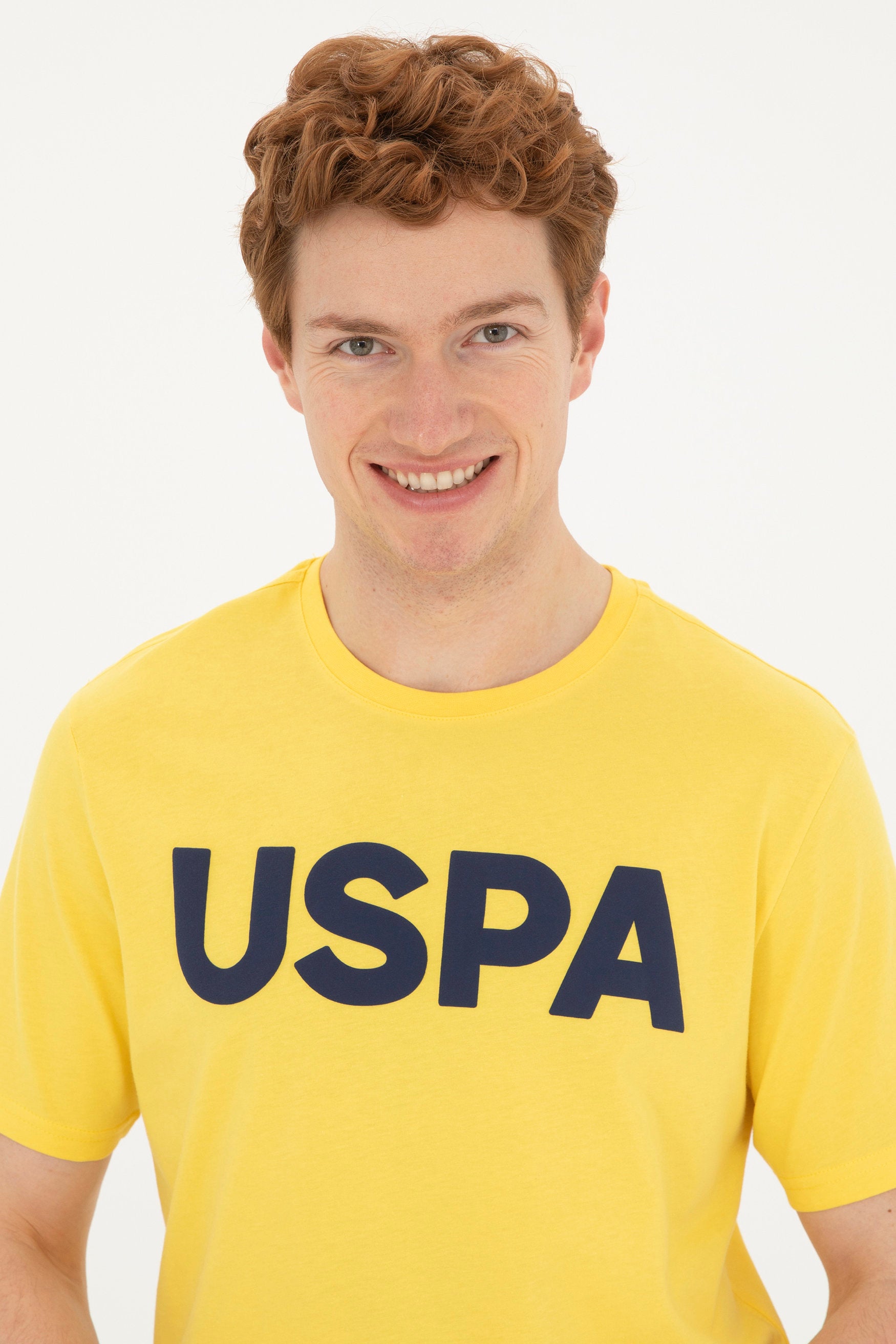 Round Neck T-Shirt With Uspa Logo_G081SZ0110 1795459_VR044_02