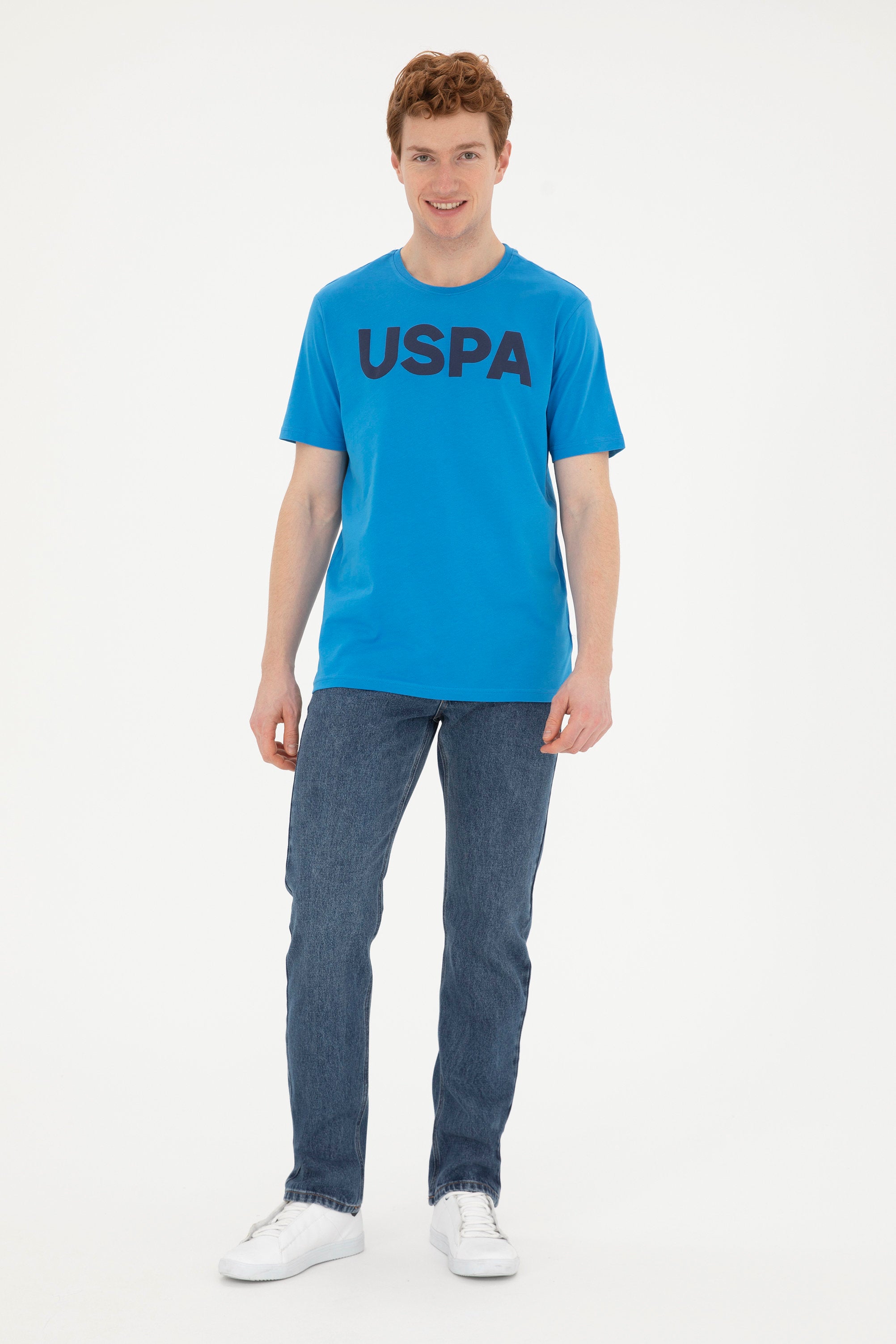 Round Neck T-Shirt With Uspa Logo_G081SZ0110 1795459_VR045_04