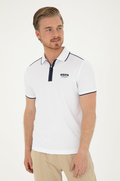 White Polo Shirt With Zipper_G081SZ0110 1825033_VR013_03