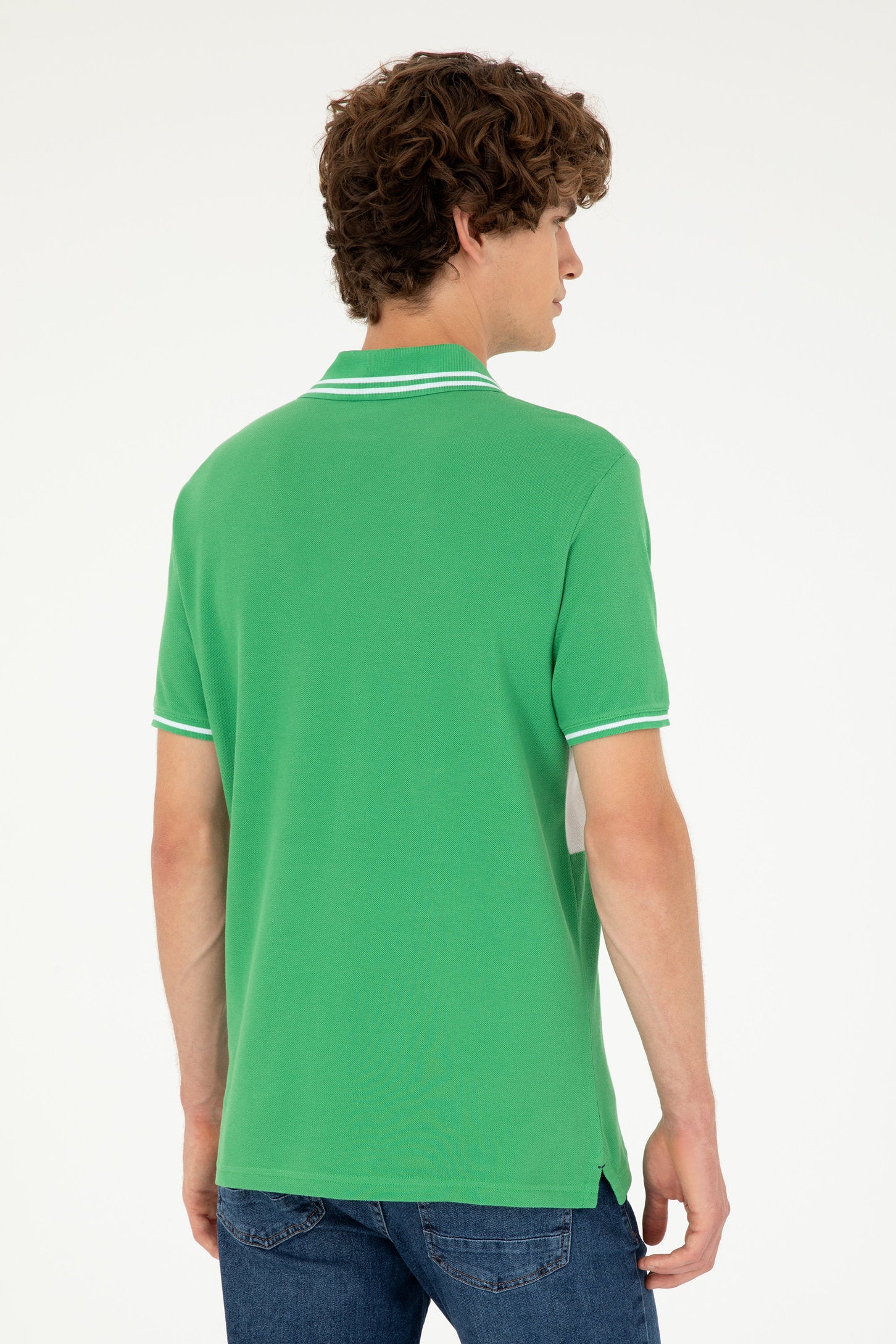 Green Polo Shirt With Design_G081SZ0110 1825446_VR054_05