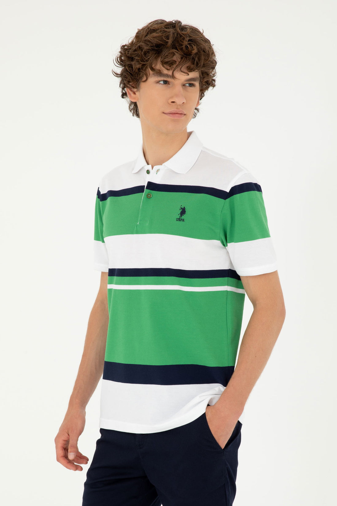 Color Block Polo Shirt_G081SZ0110 1827209_VR054_01