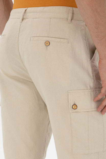 U.S. Polo Assn. Stone Men Stone Woven Bermuda Capri SKU: G081SZ0310 2120334_VR049 Image 06