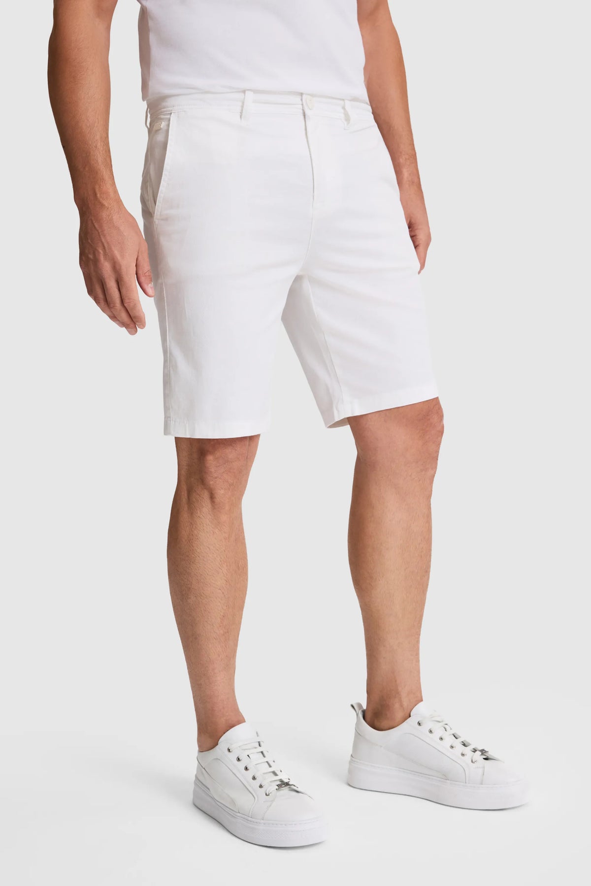 U.S. Polo Assn. White Men White Jersey Bermuda Shorts SKU: G081SZ0310 PU-8795_VR013 Image 04