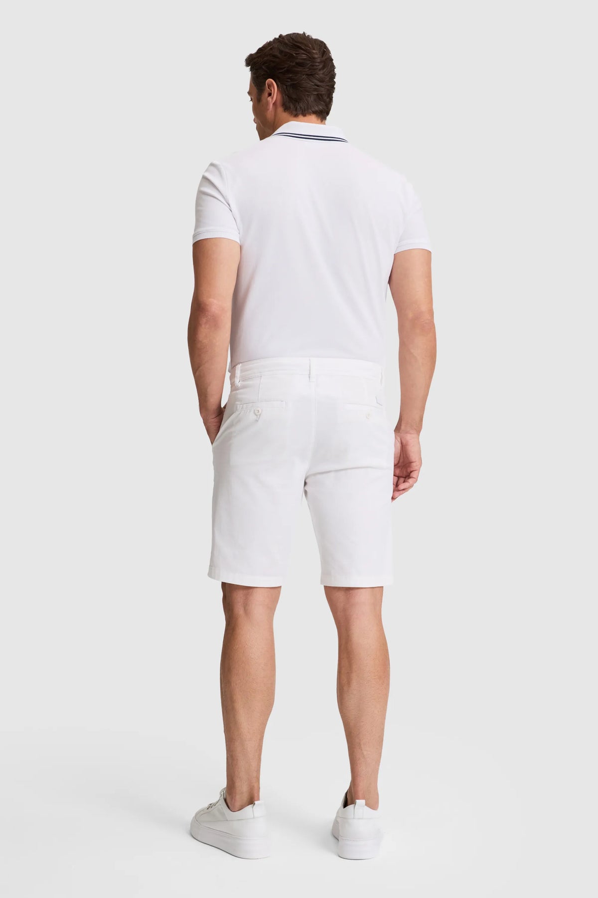 U.S. Polo Assn. White Men White Jersey Bermuda Shorts SKU: G081SZ0310 PU-8795_VR013 Image 05