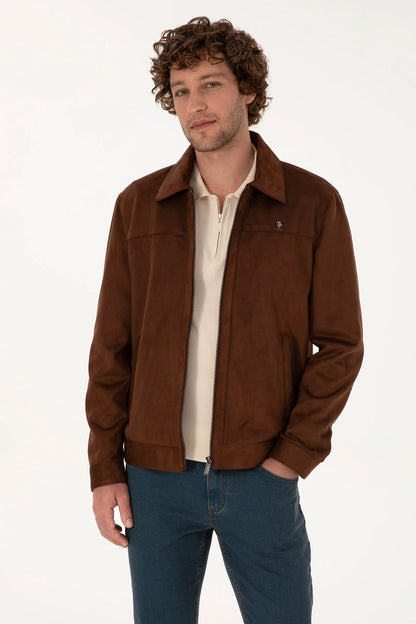 U.S. Polo Assn._Brown_Brown Leather Jacket_G081SZ0350 P25006_400_01