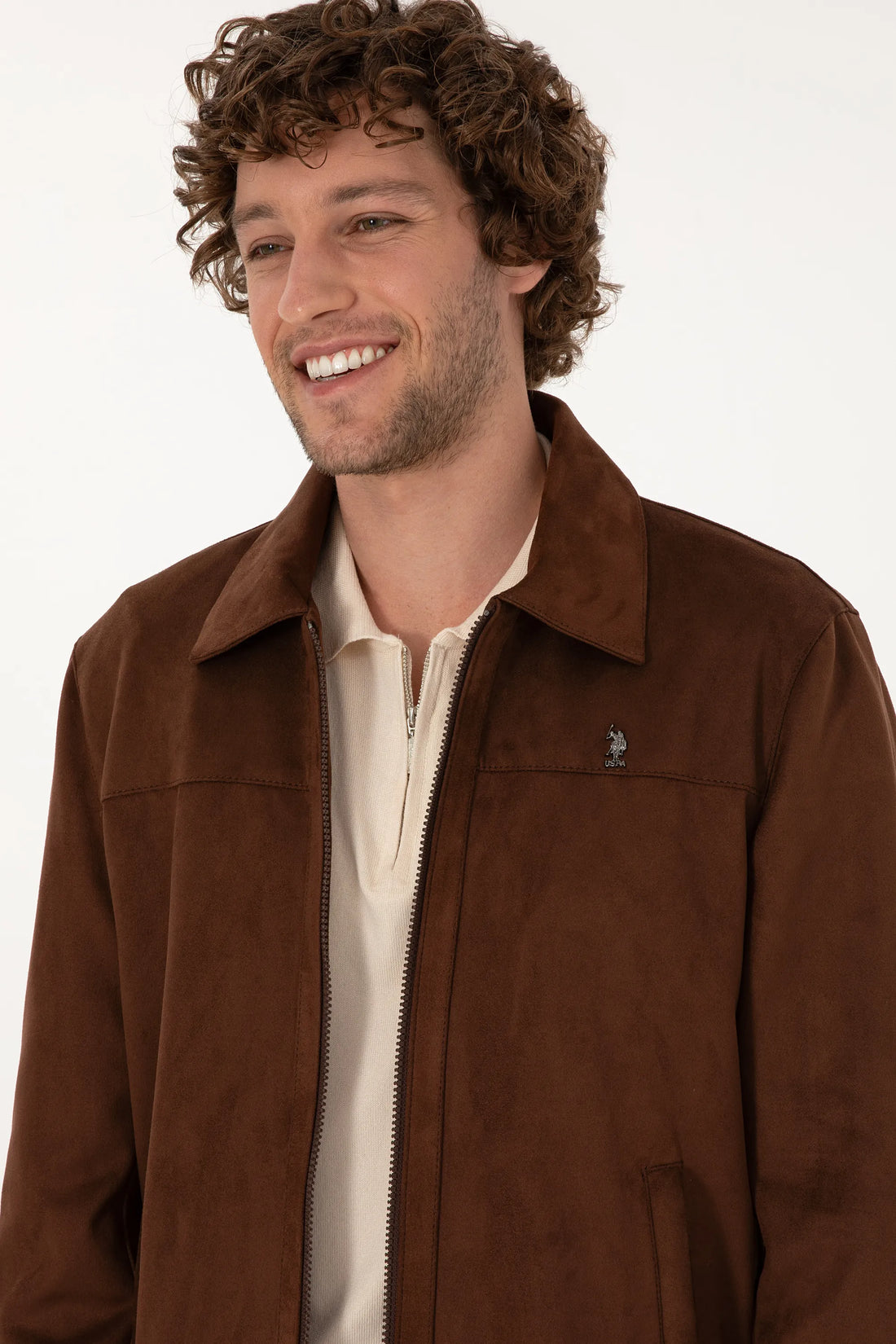 U.S. Polo Assn._Brown_Brown Leather Jacket_G081SZ0350 P25006_400_02