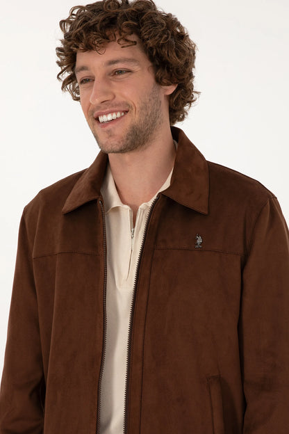 U.S. Polo Assn._Brown_Brown Leather Jacket_G081SZ0350 P25006_400_02