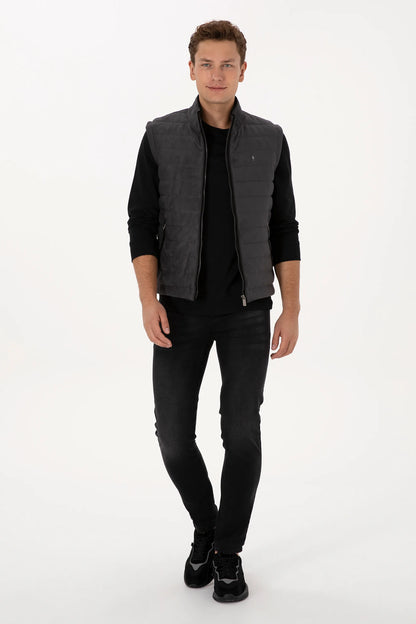 U.S. Polo Assn._Anthracite_Anthracite Leather Jacket_G081SZ0350 P25053_070_04