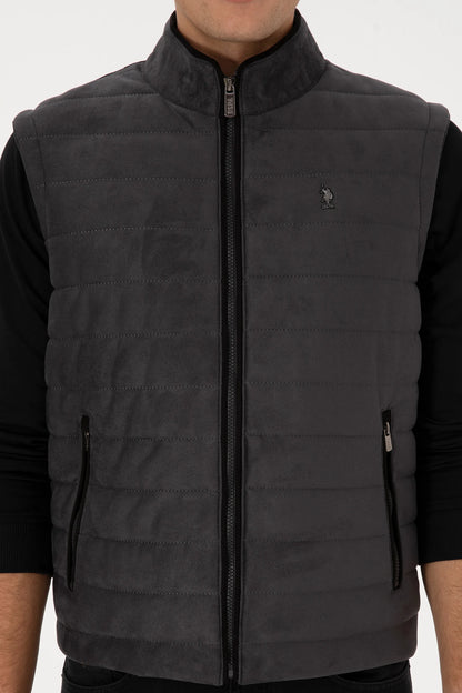 U.S. Polo Assn._Anthracite_Anthracite Leather Jacket_G081SZ0350 P25053_070_06