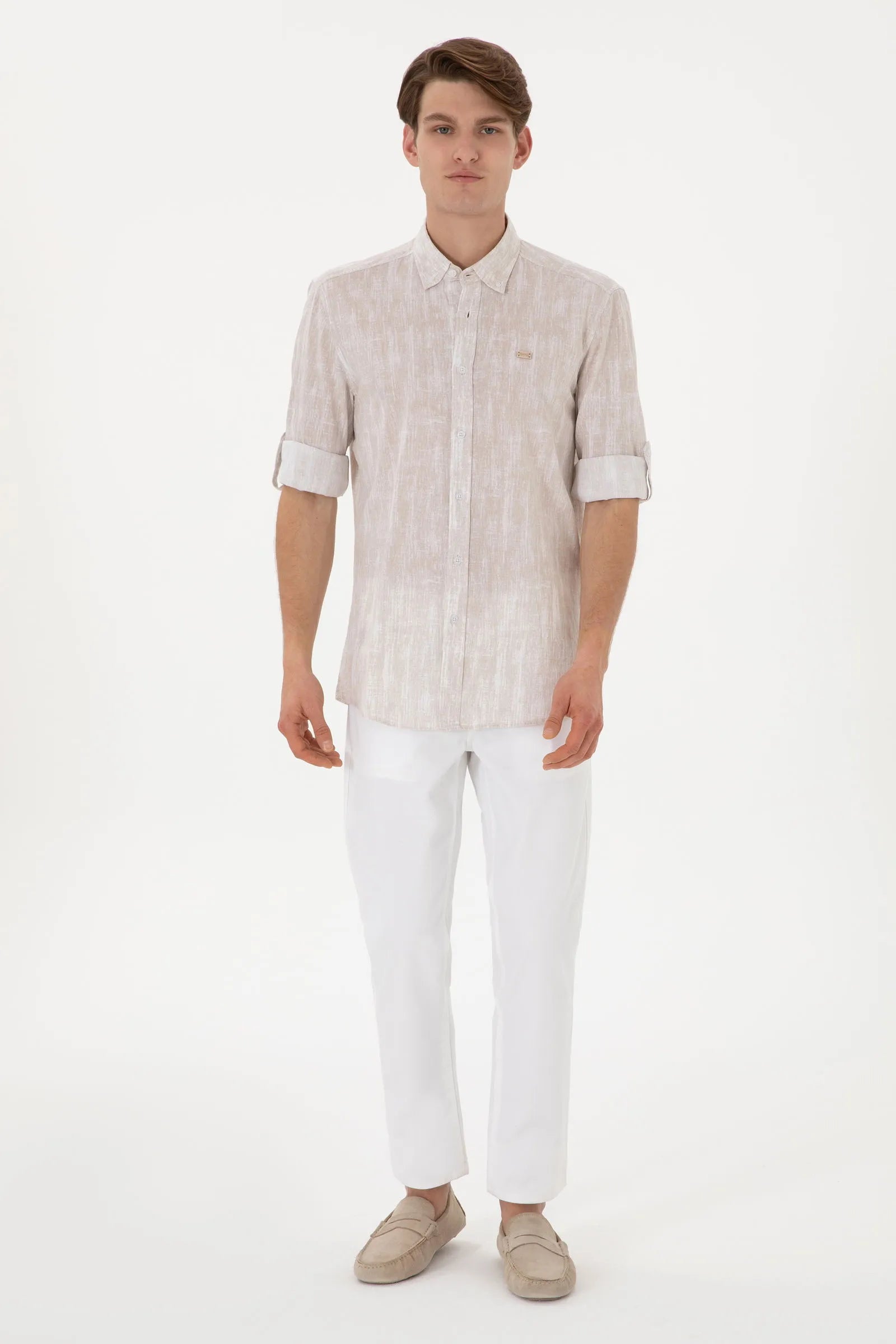 U.S. Polo Assn. White Men White Chinos SKU: G081SZ0780 2098513_VR013 Image 01