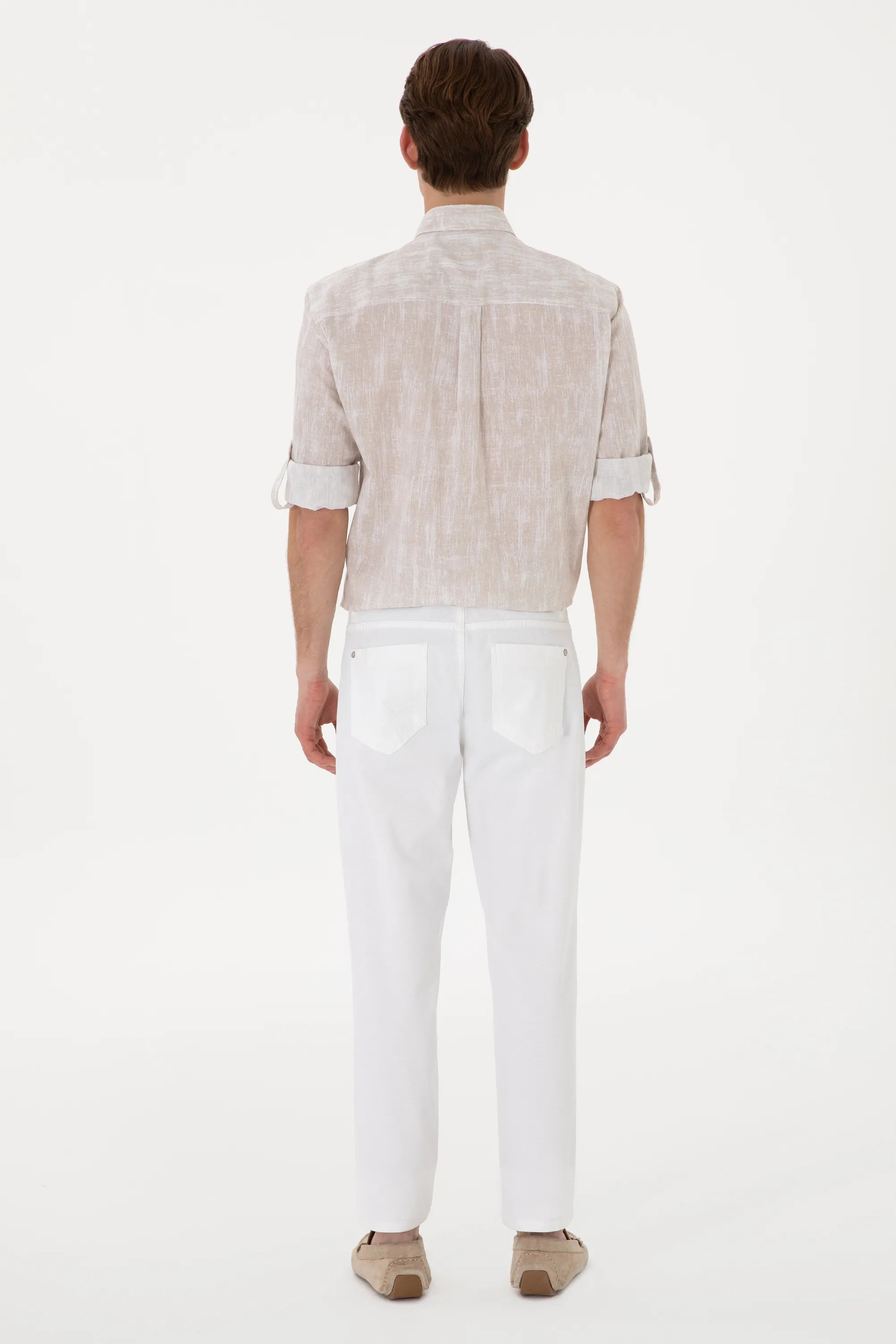 U.S. Polo Assn. White Men White Chinos SKU: G081SZ0780 2098513_VR013 Image 04