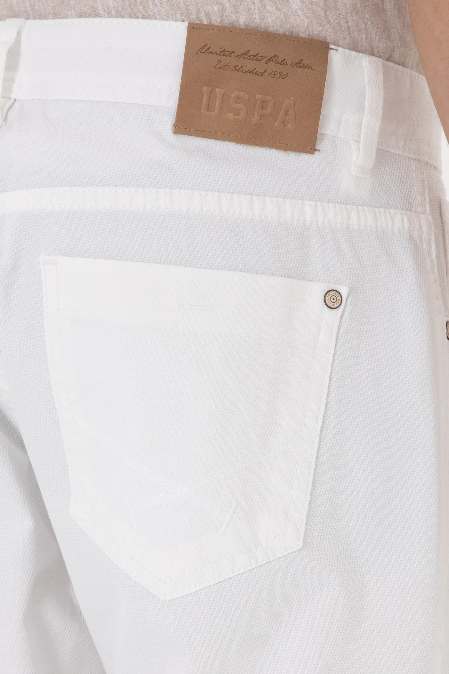 U.S. Polo Assn. White Men White Chinos SKU: G081SZ0780 2098513_VR013 Image 06