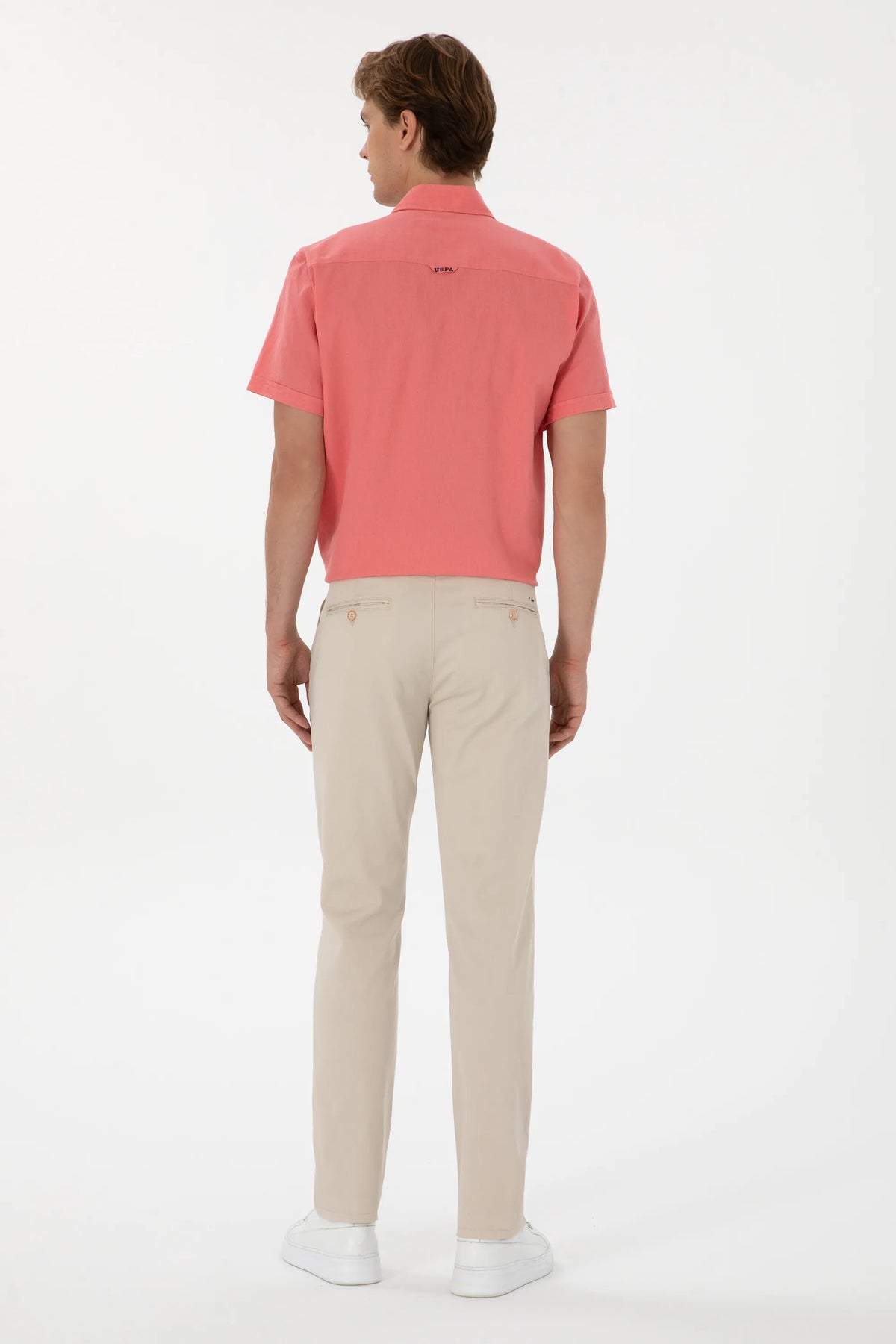 U.S. Polo Assn. Stone Men Stone Slim Fit Chino Trousers SKU: G081SZ0780 2106248_VR049 Image 04
