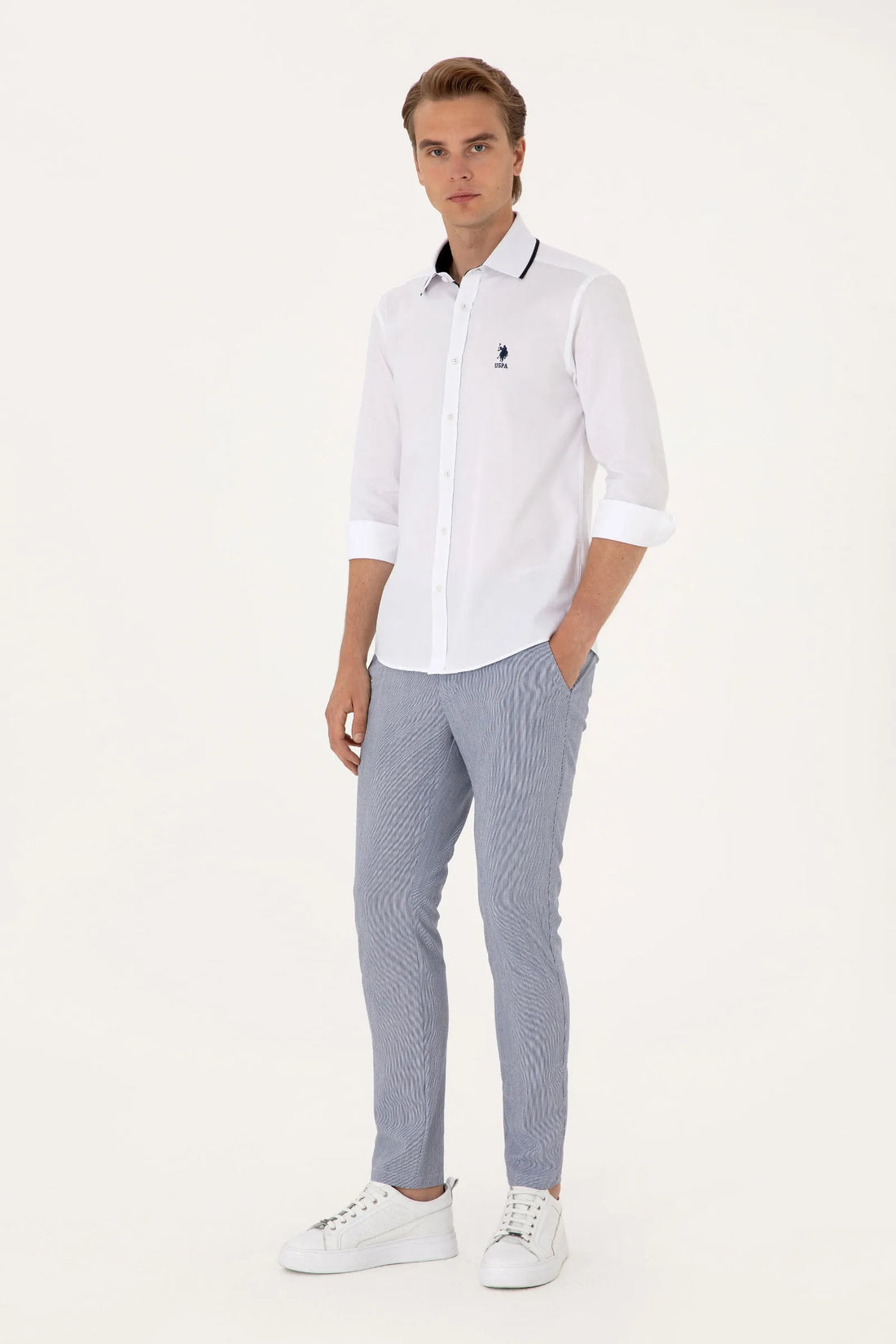 U.S. Polo Assn. Navy Men Navy Chinos SKU: G081SZ0780 2106457_VR033 Image 01