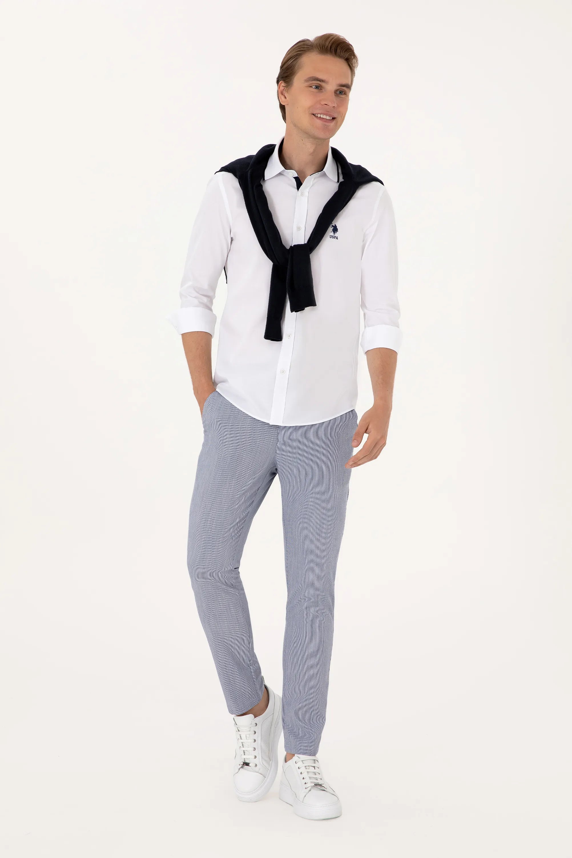 U.S. Polo Assn. Navy Men Navy Chinos SKU: G081SZ0780 2106457_VR033 Image 03