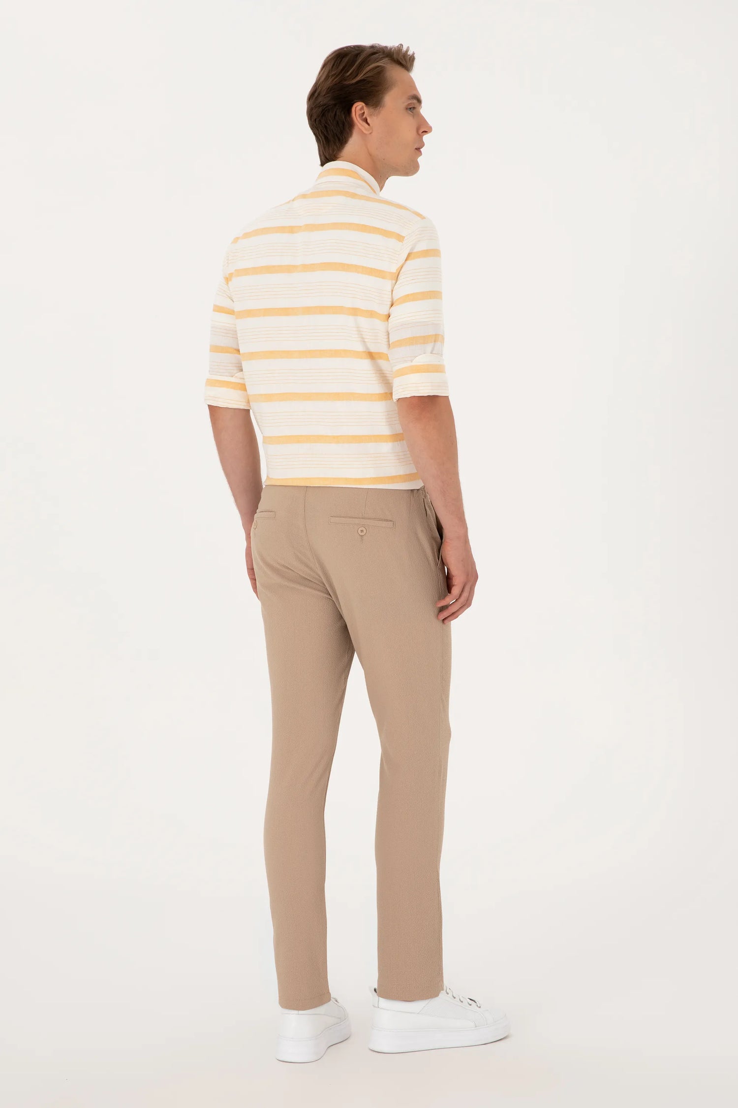 U.S. Polo Assn. Beige Men Beige Chinos SKU: G081SZ0780 2108119_VR011 Image 04