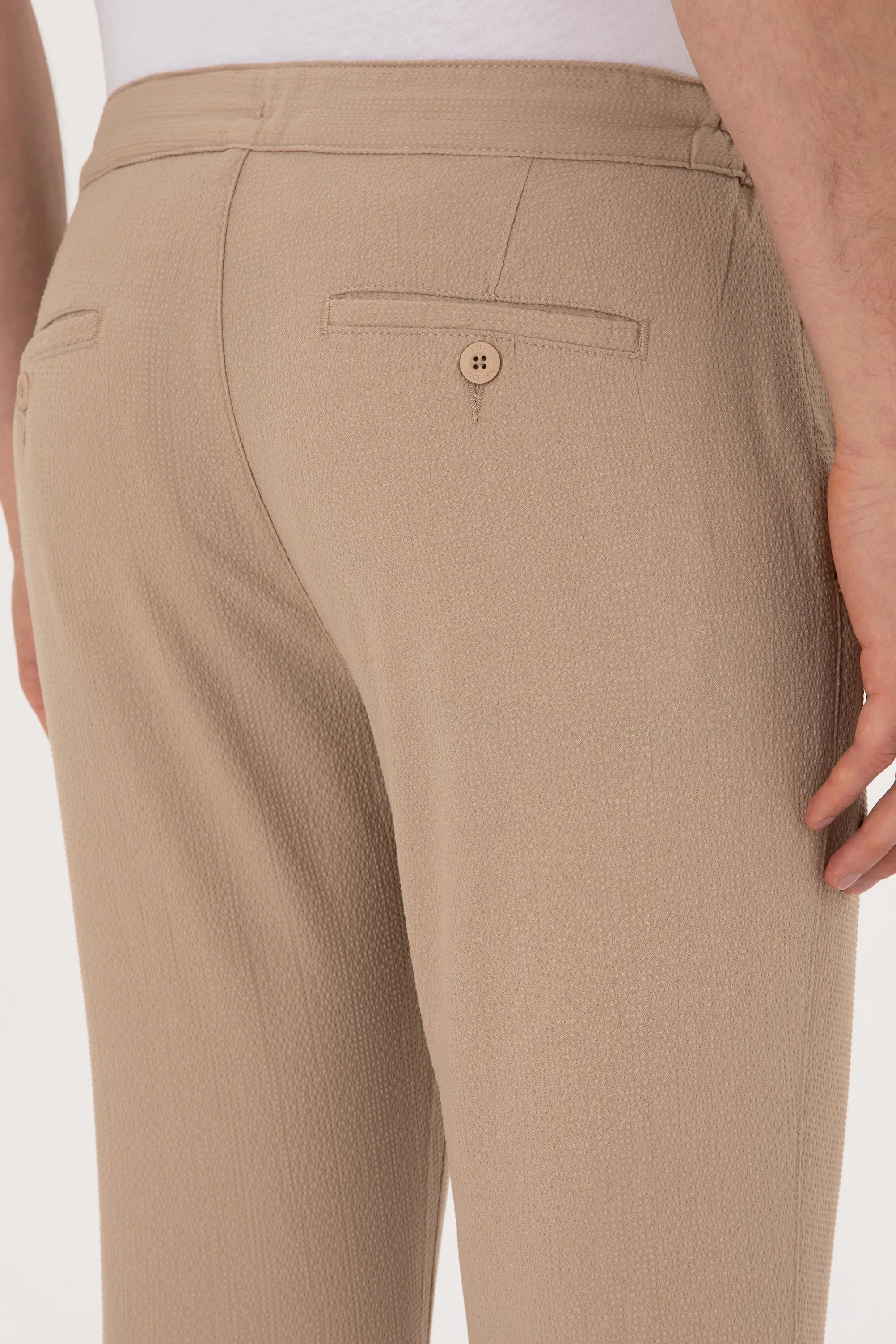 U.S. Polo Assn. Beige Men Beige Chinos SKU: G081SZ0780 2108119_VR011 Image 06