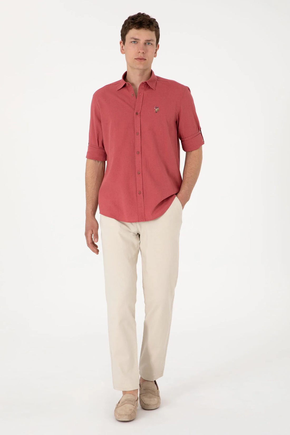 U.S. Polo Assn. Stone Men Stone Chinos SKU: G081SZ0780 2115343_VR049 Image 01