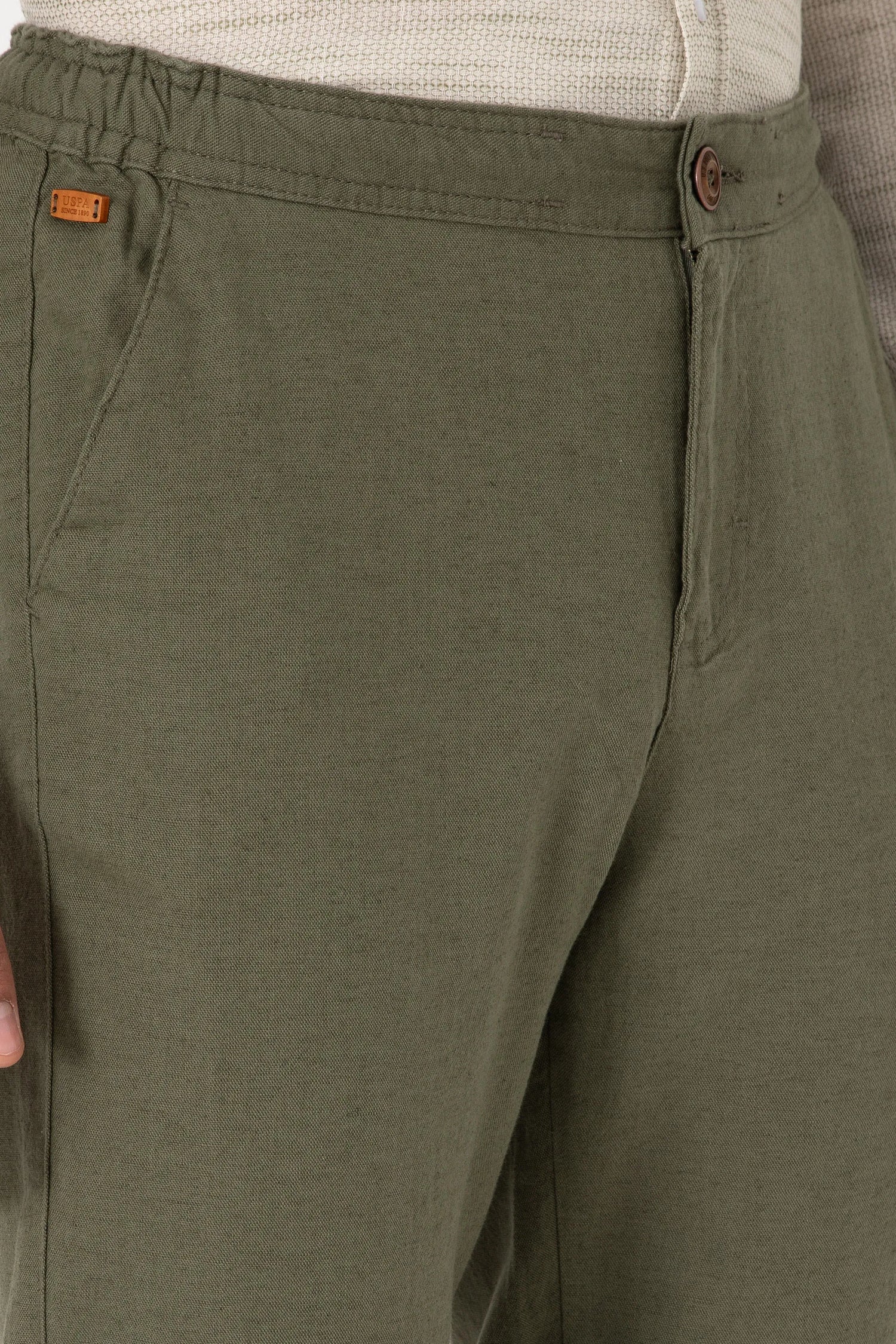 U.S. Polo Assn. Dark Khaki Men Dark Khaki Chinos SKU: G081SZ0780 2115343_VR111 Image 05