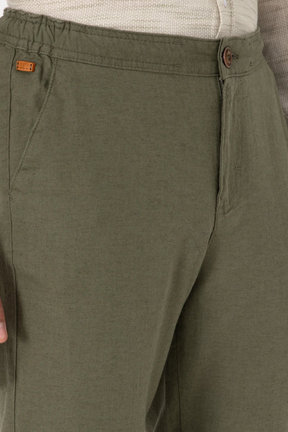U.S. Polo Assn. Dark Khaki Men Dark Khaki Chinos SKU: G081SZ0780 2115343_VR111 Image 05
