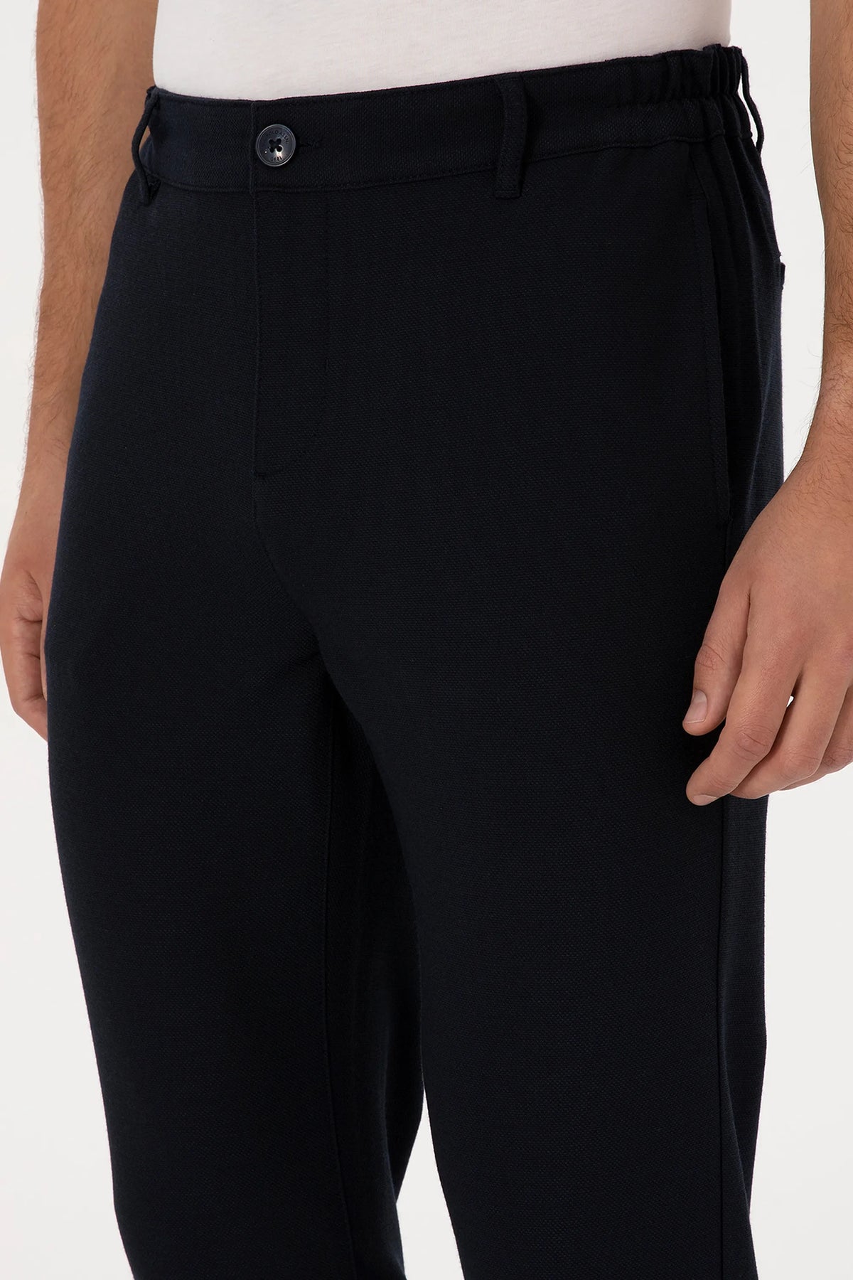 U.S. Polo Assn. Navy Men Navy Straight Fit Chino Trousers SKU: G081SZ0780 2266756_VR033 Image 05