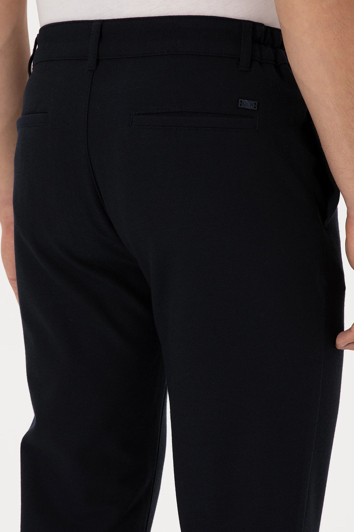 U.S. Polo Assn. Navy Men Navy Straight Fit Chino Trousers SKU: G081SZ0780 2266756_VR033 Image 06