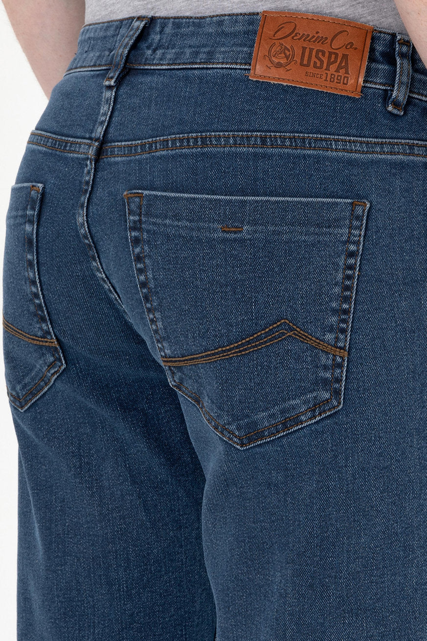 U.S. Polo Assn._Green Denim Trouser_G081SZ0800 2100626_DN0030_06