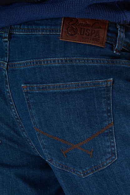 U.S. Polo Assn. Mid Blue Men Mid Blue Denim Trouser SKU: G081SZ0800 2226203_DN0022 Image 05