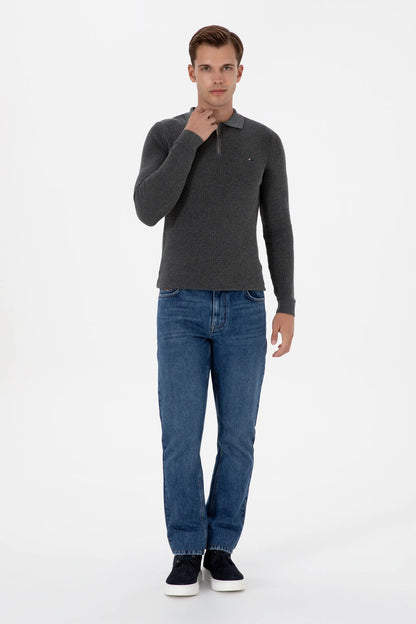 U.S. Polo Assn. Blue Men Blue Straight Fit Jeans SKU: G081SZ0800 2233853_DN0022 Image 03