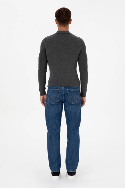 U.S. Polo Assn. Blue Men Blue Straight Fit Jeans SKU: G081SZ0800 2233853_DN0022 Image 04