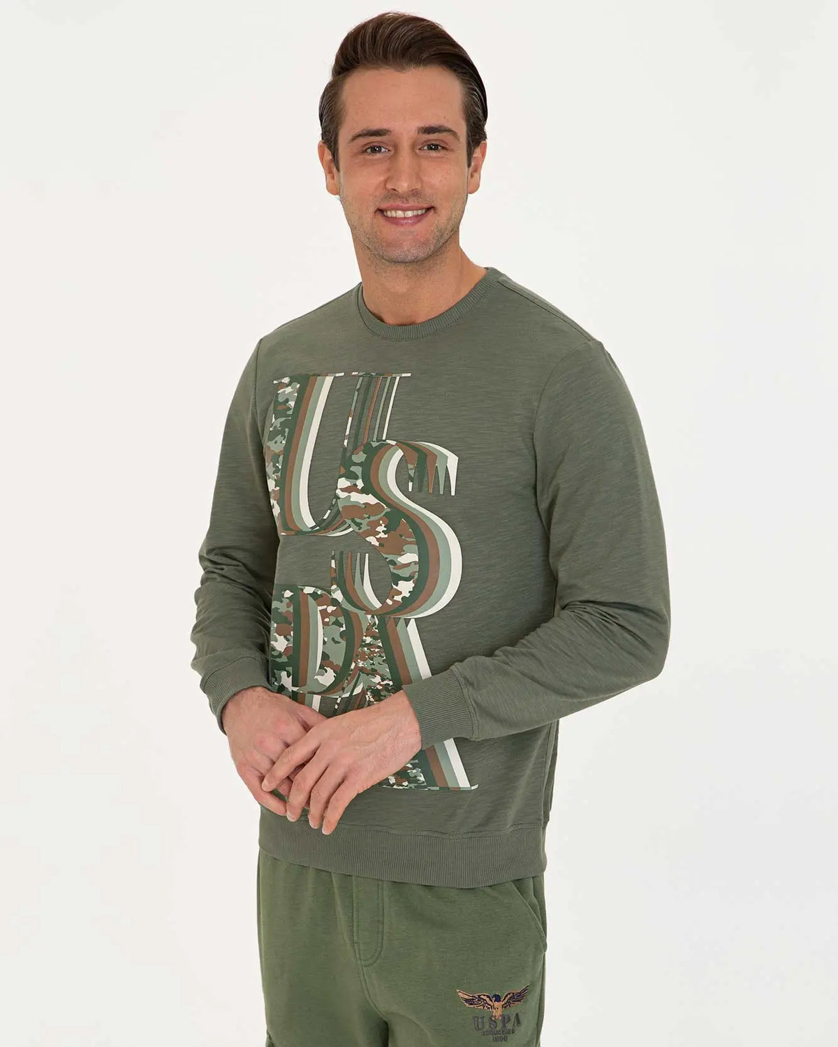 Green Sweat Shirt - BEVAVA