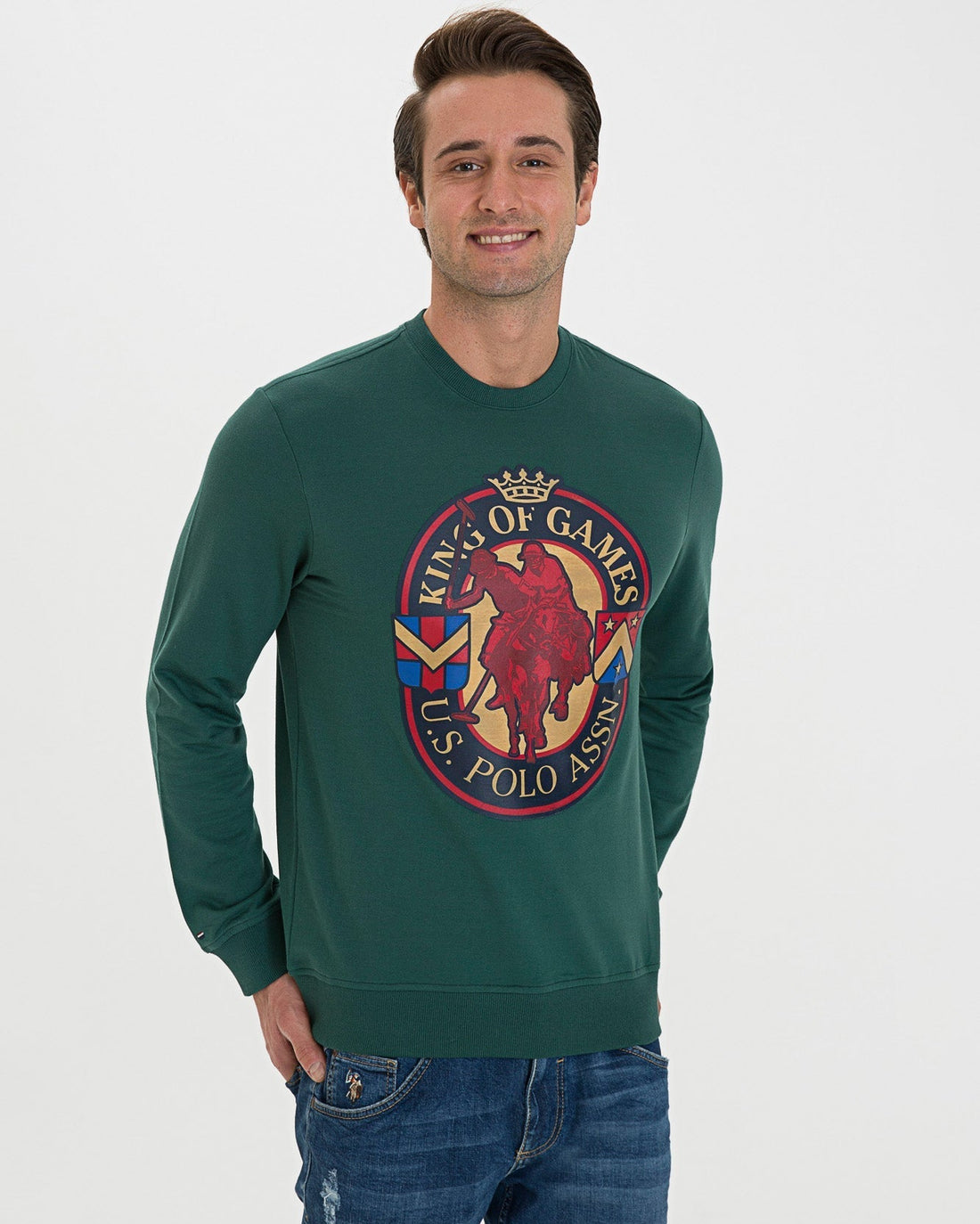 Green Sweat Shirt U.S. Polo Assn.