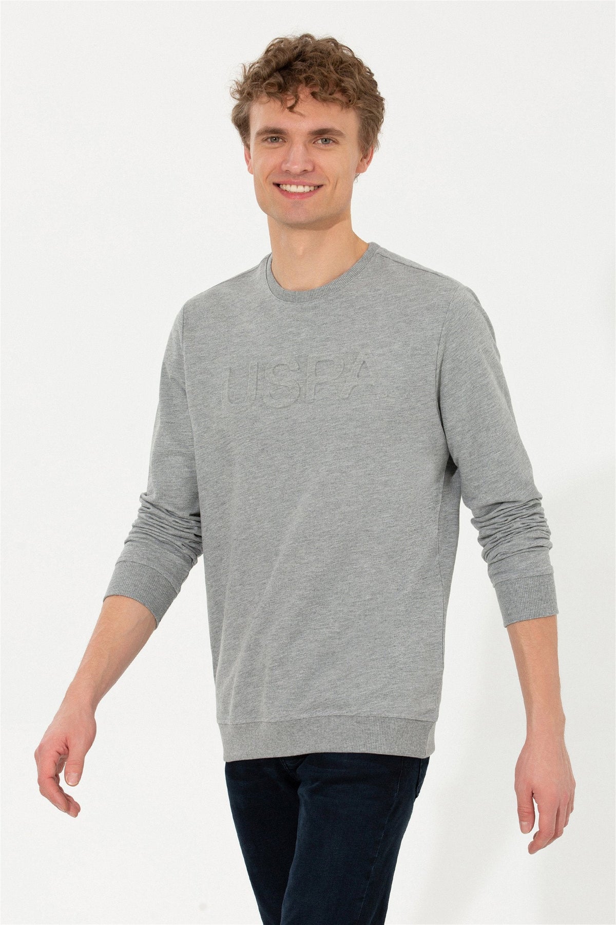Light Grey Sweat Shirt U.S. Polo Assn.