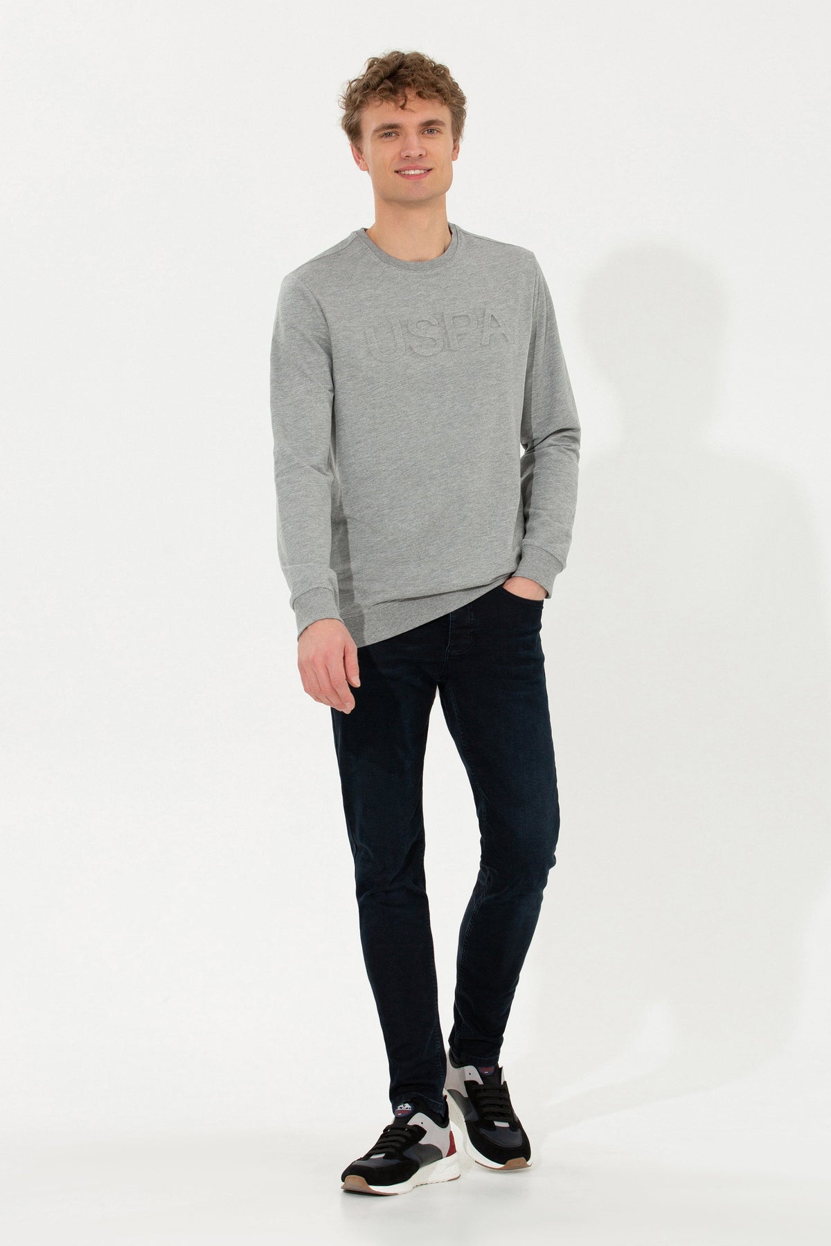 Light Grey Sweat Shirt U.S. Polo Assn.