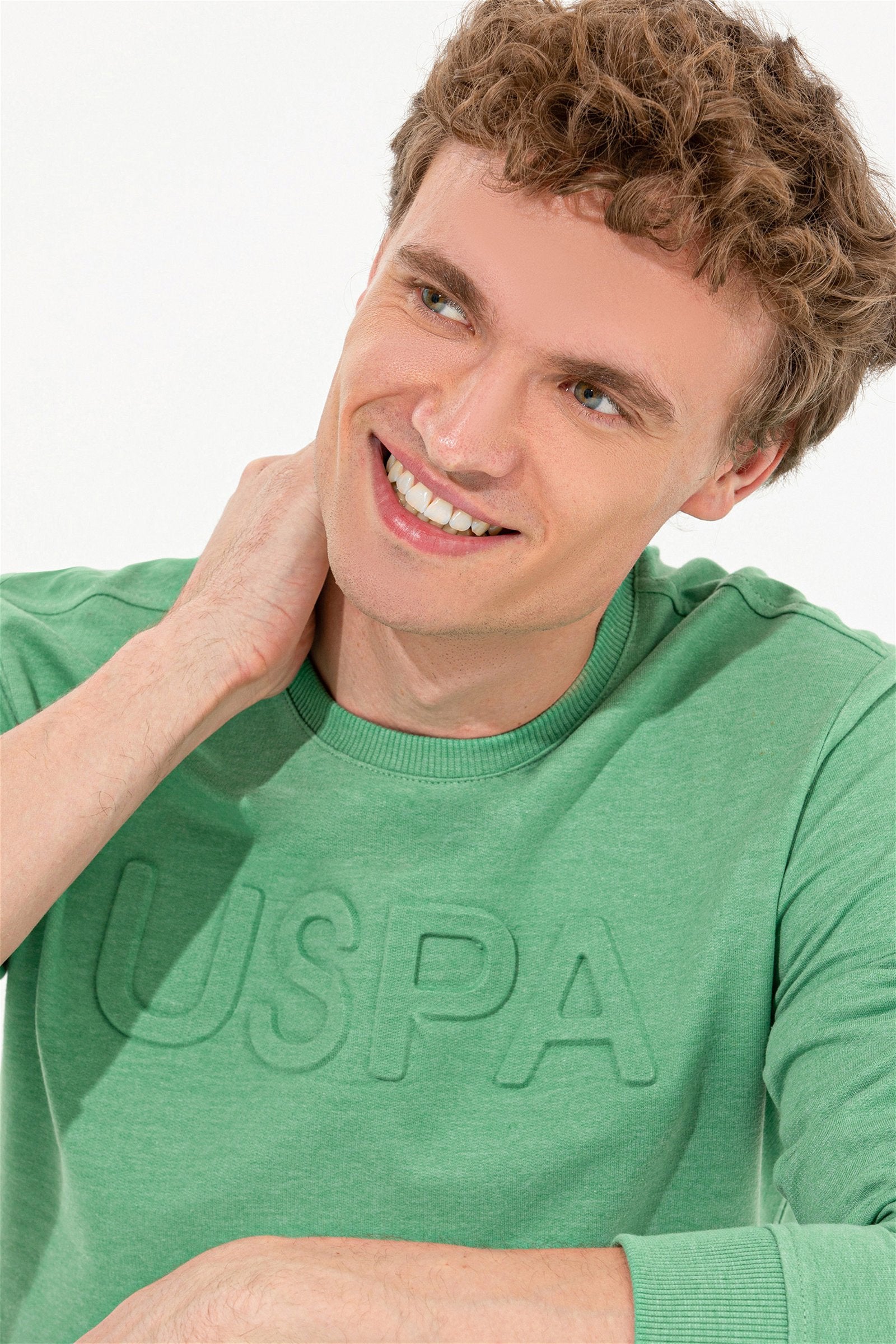 Light Green Sweat Shirt U.S. Polo Assn.