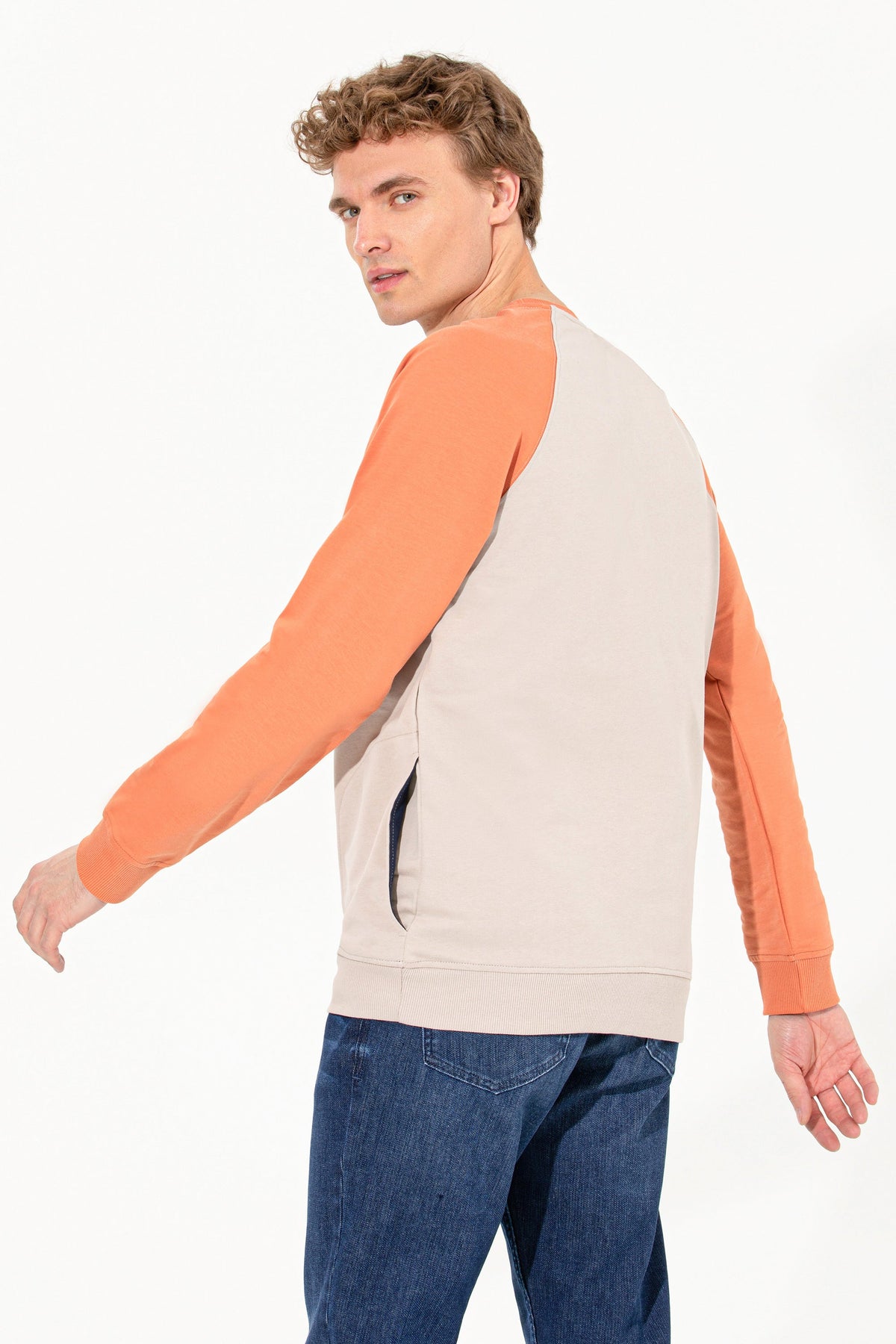 Beige Sweat Shirt U.S. Polo Assn.