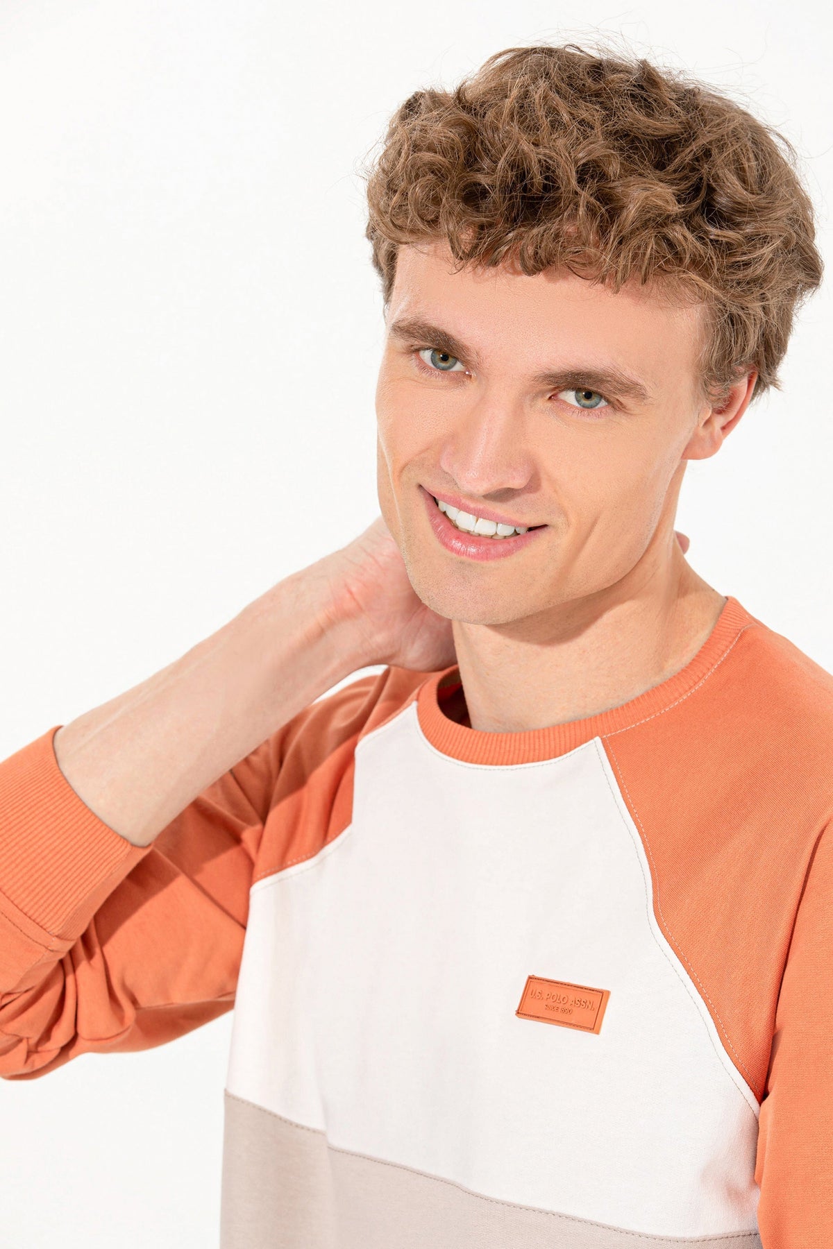 Beige Sweat Shirt U.S. Polo Assn.