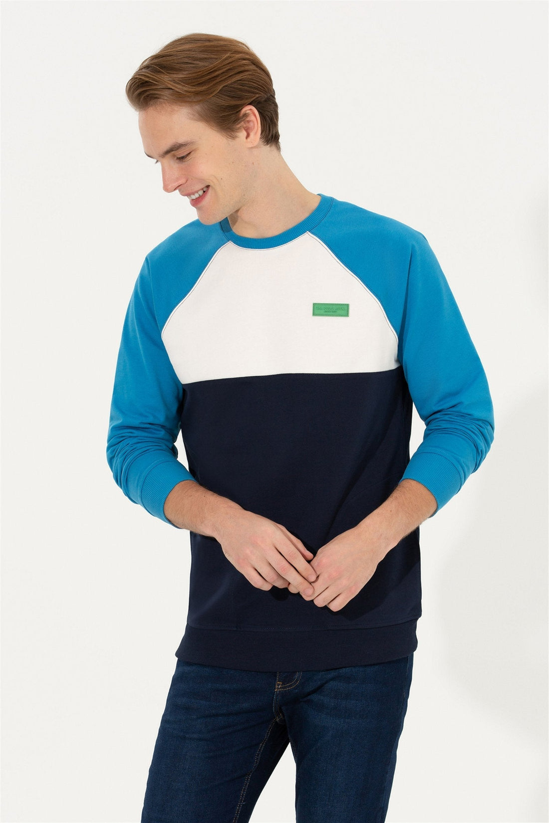 Mid Blue Sweat Shirt U.S. Polo Assn.