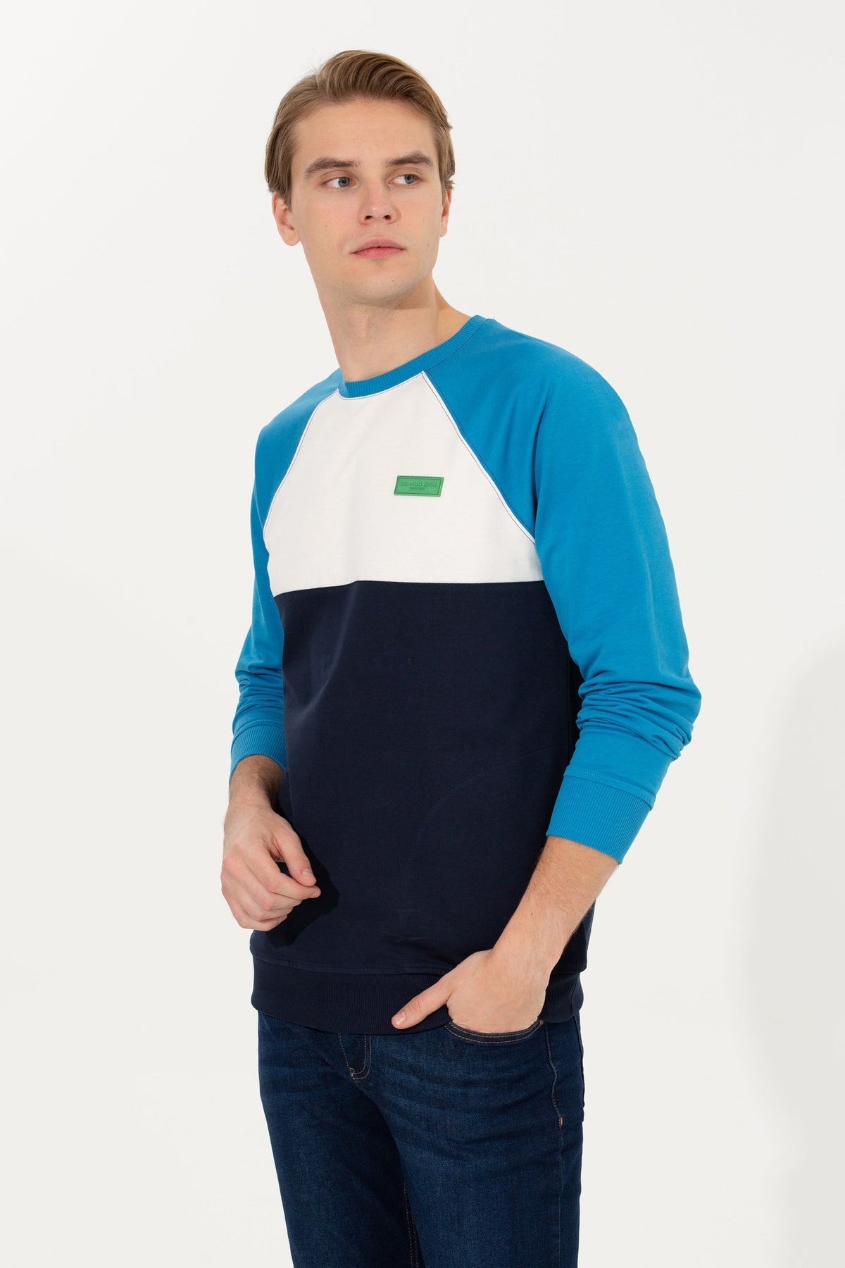 Mid Blue Sweat Shirt U.S. Polo Assn.
