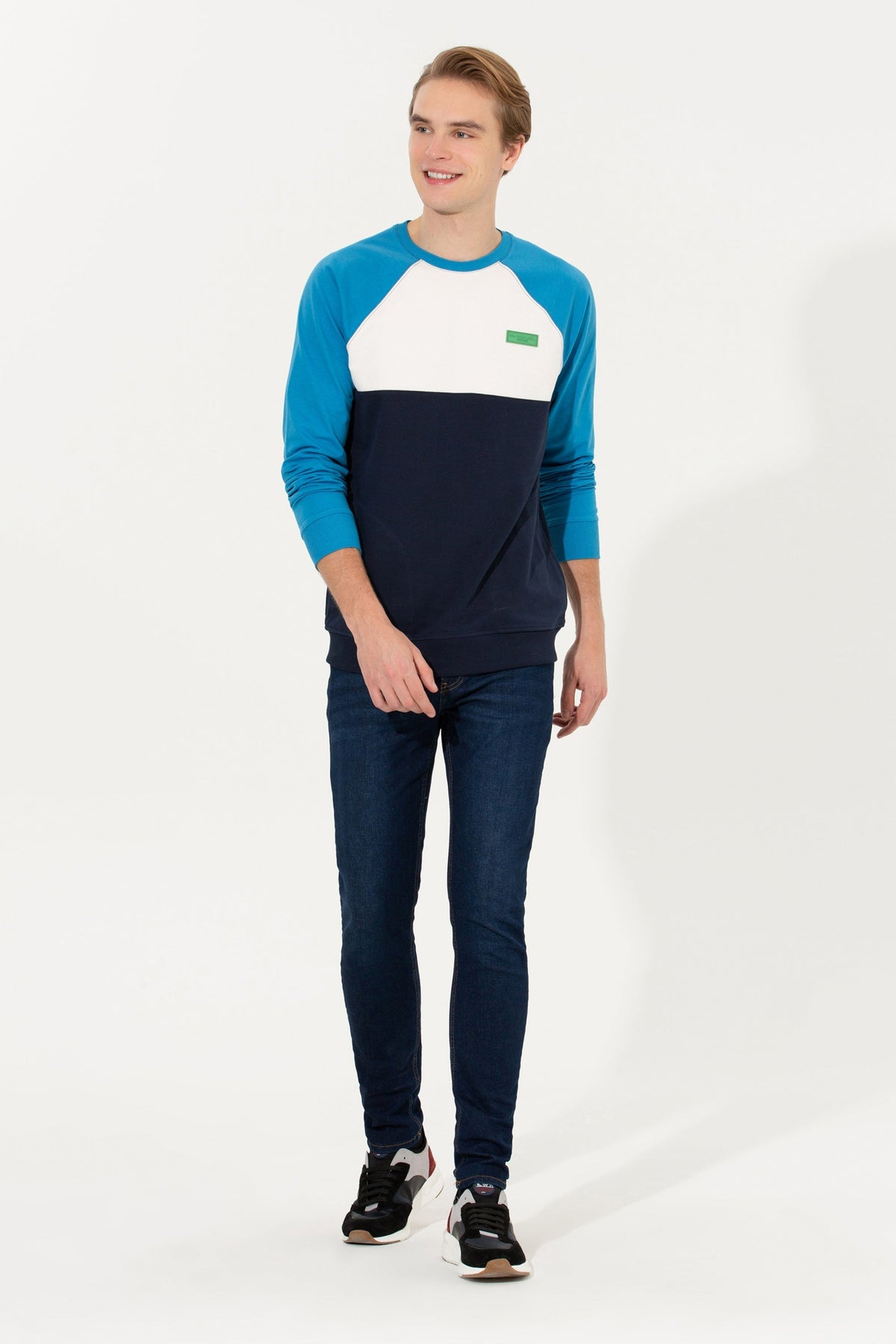 Mid Blue Sweat Shirt U.S. Polo Assn.