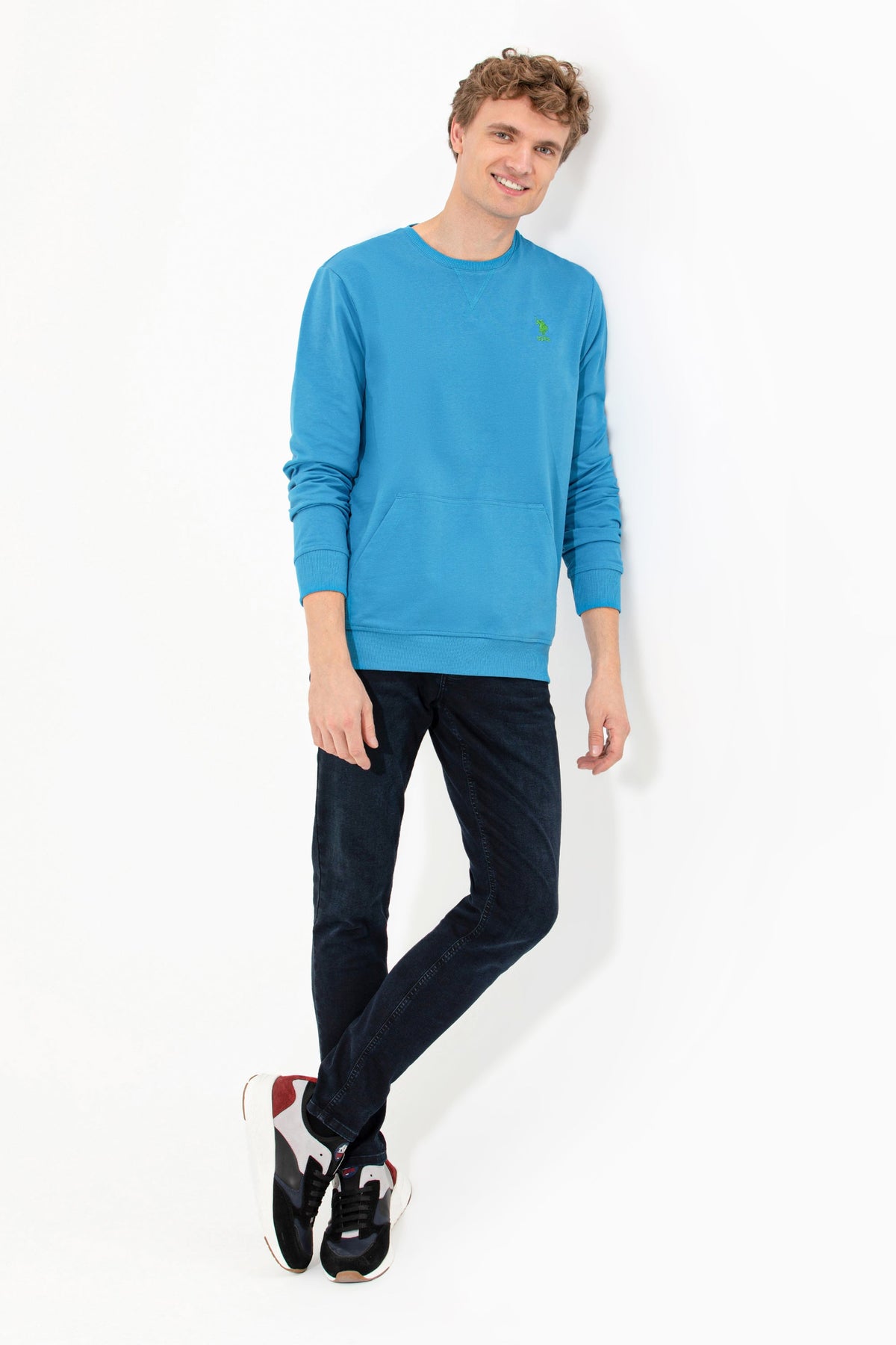 Light Blue Sweat Shirt U.S. Polo Assn.