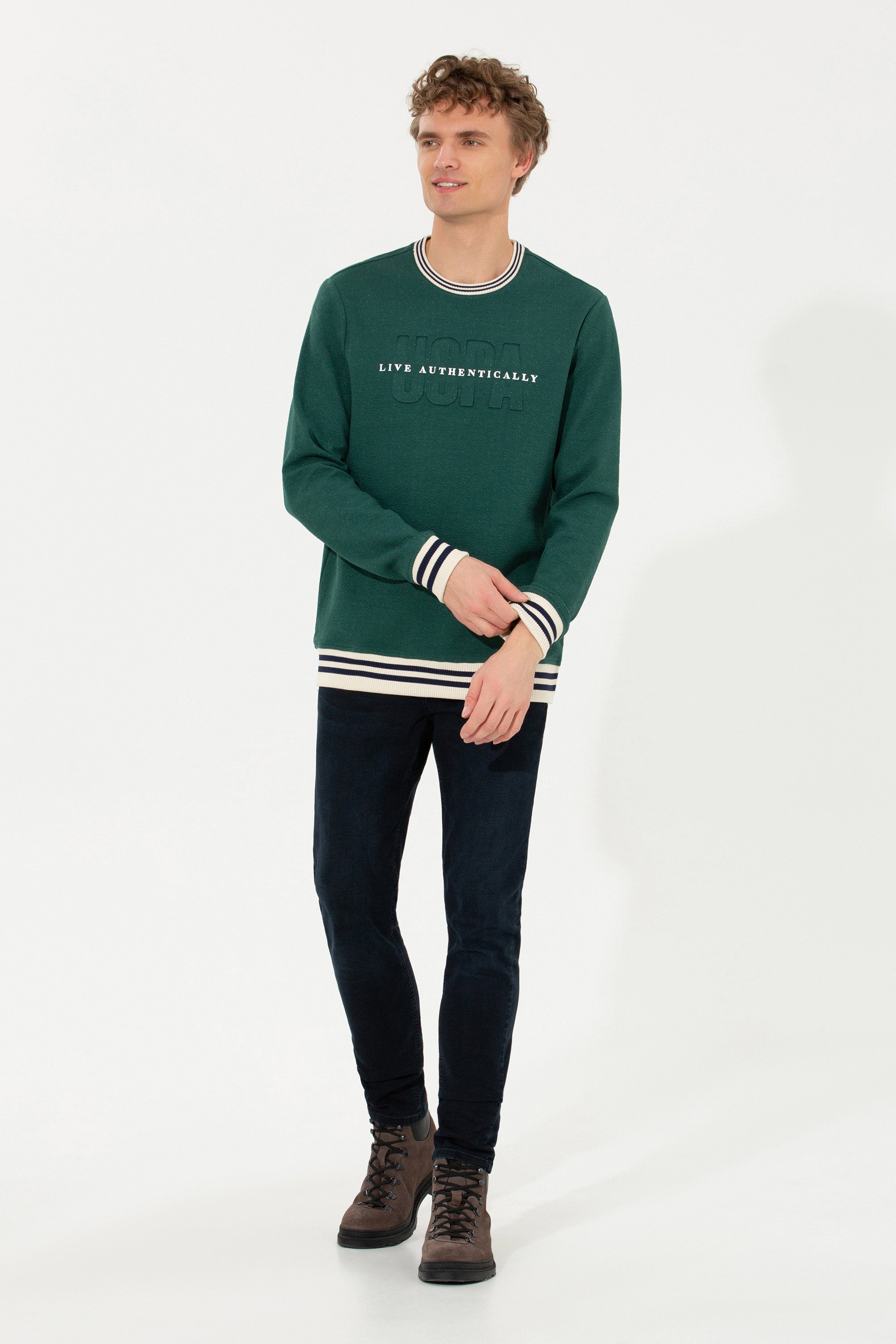 Green Sweat Shirt U.S. Polo Assn.