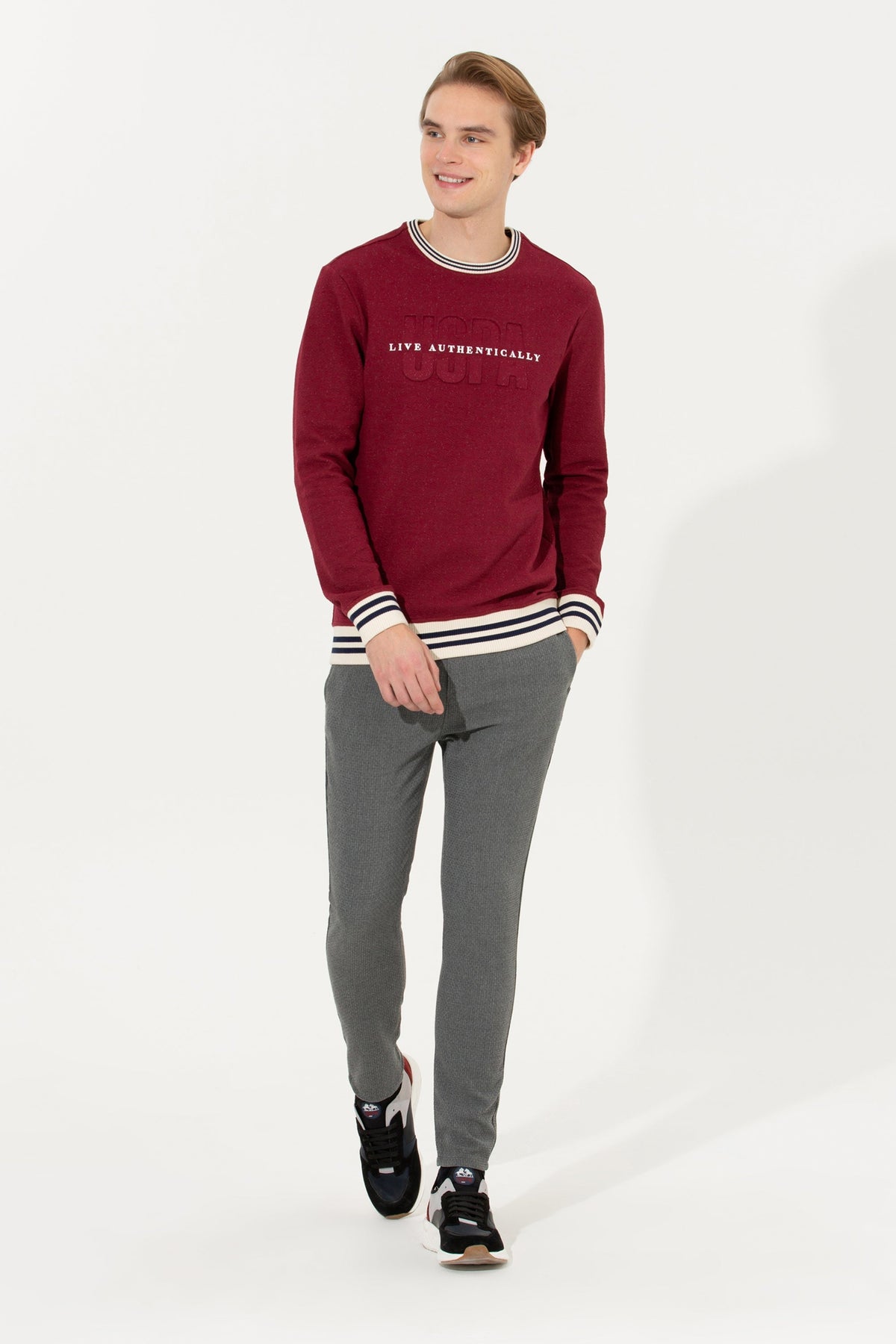 Red Sweat Shirt U.S. Polo Assn.